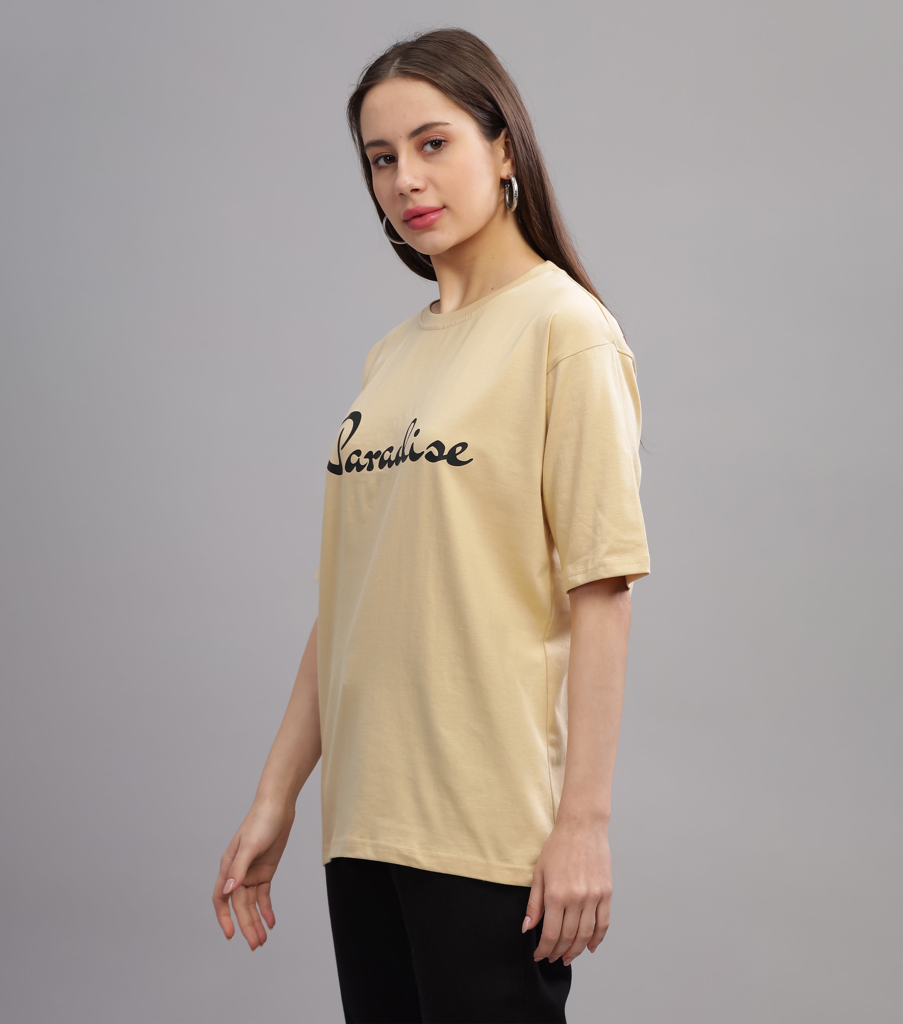 Paradise | Women's Oversized T-shirt | Cream