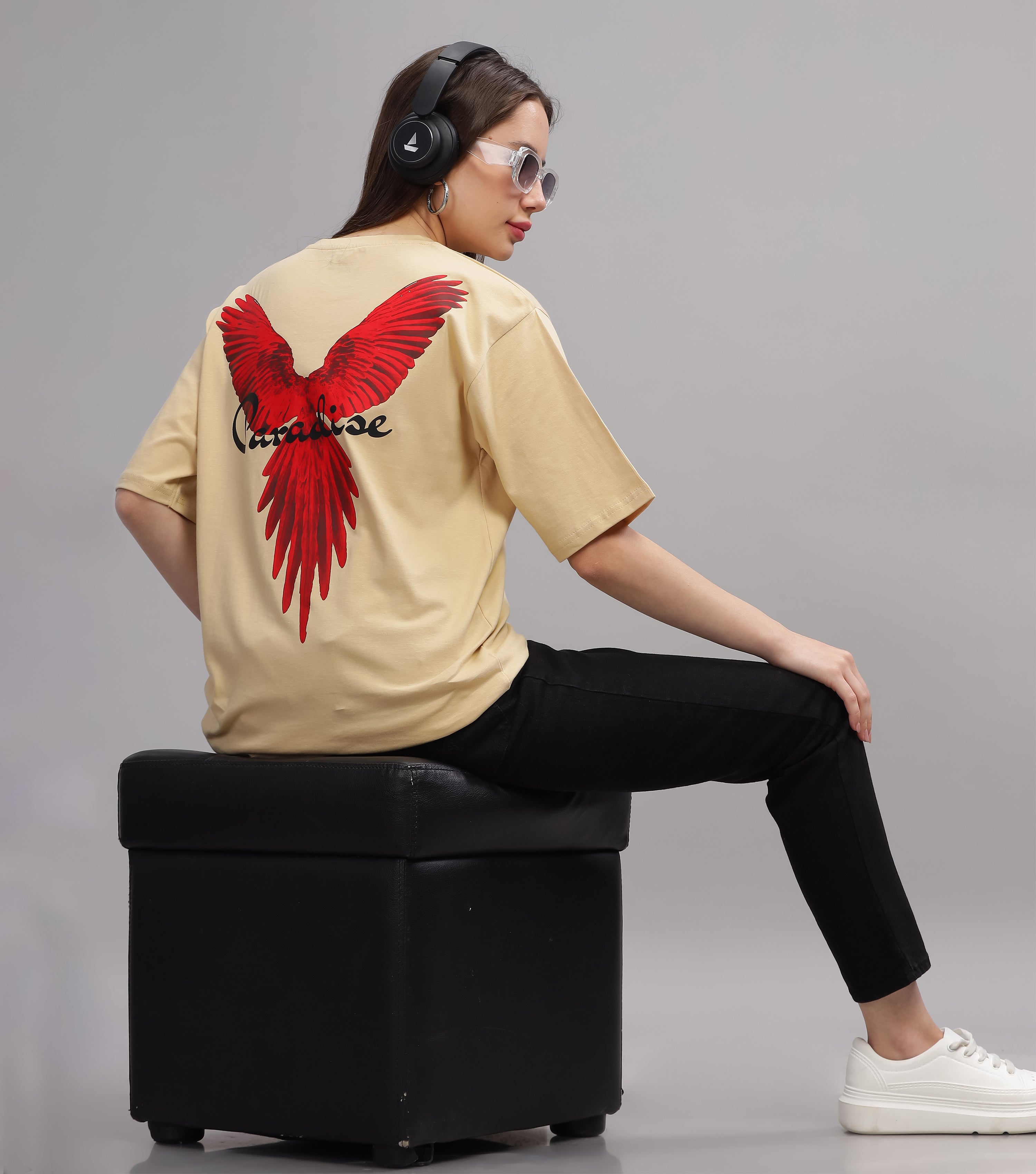 Paradise | Women's Oversized T-shirt | Cream