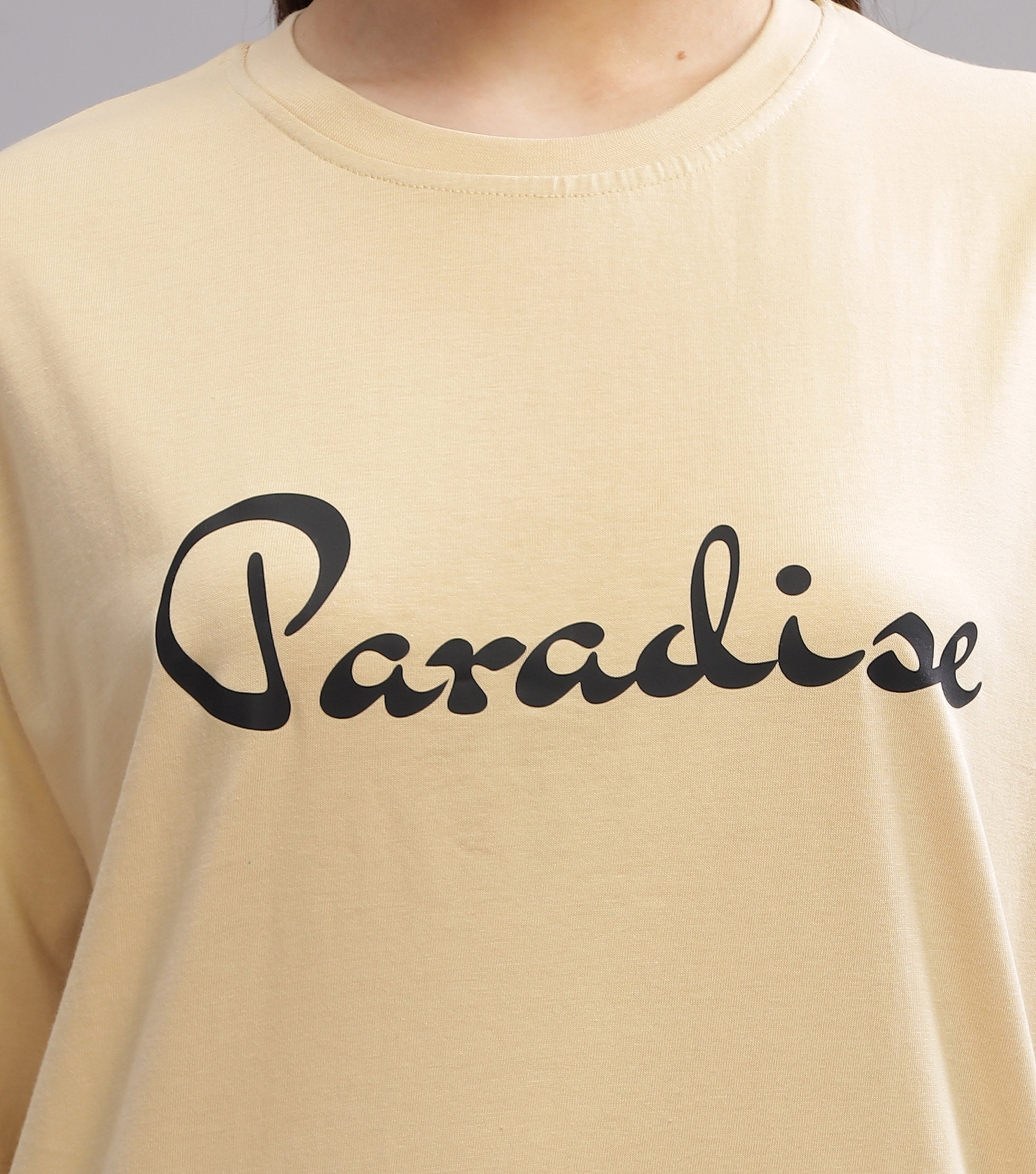 Paradise | Women's Oversized T-shirt | Cream