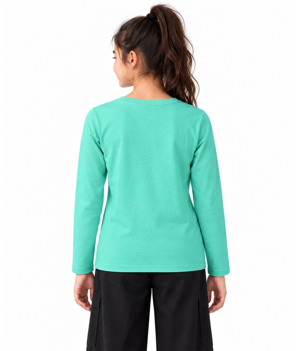 Girls Premium Cotton Full Sleeve Printed T-Shirt | P1 - KYDA ONLINE STORE