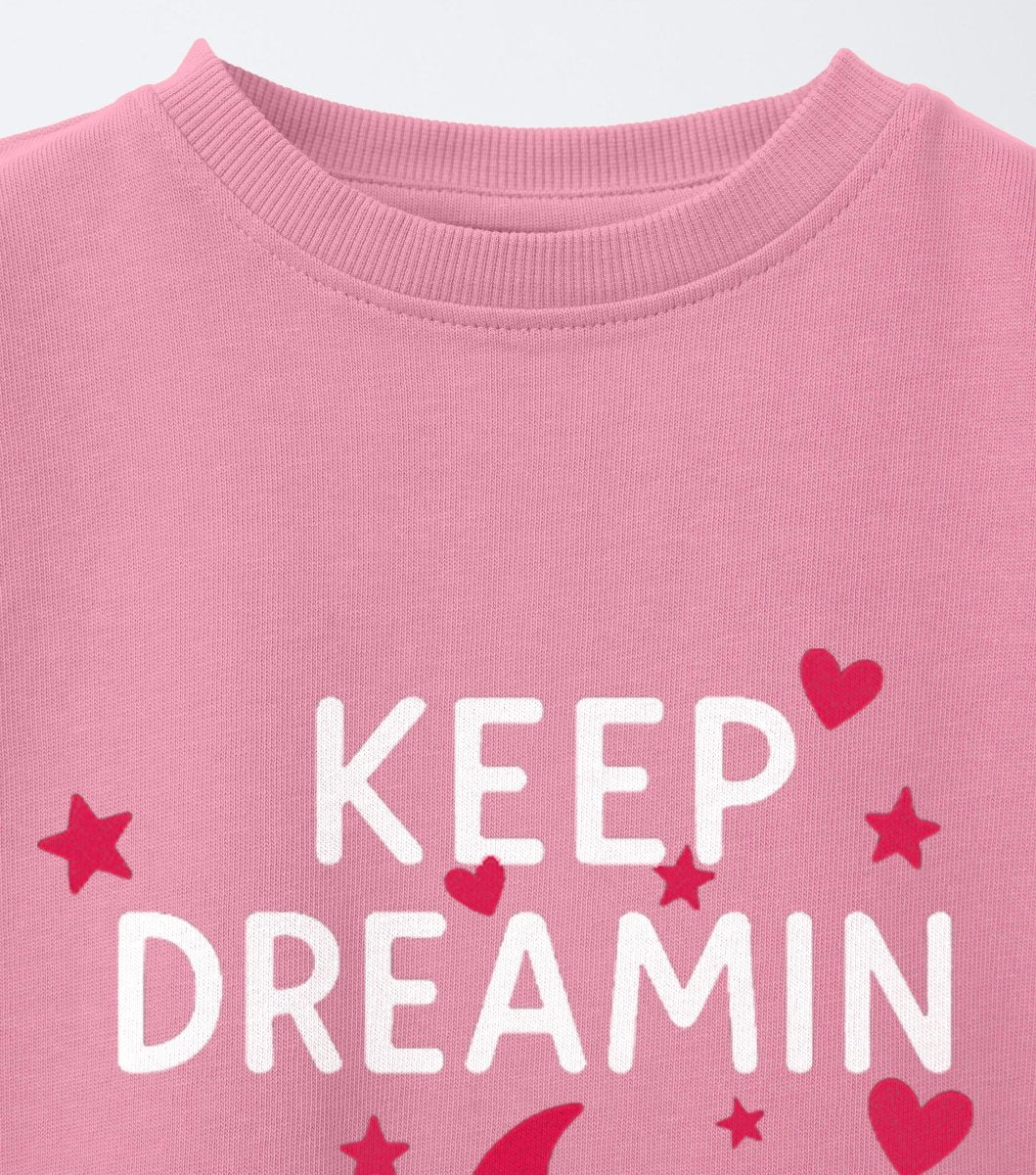 Girls Printed Cotton T-Shirt & Pajama Set - KYDA ONLINE STORE