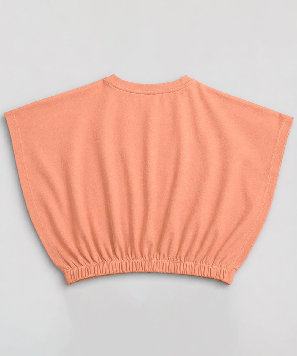 Girls Elastic Waist Flare Crop Top & Shorts Set - KYDA ONLINE STORE