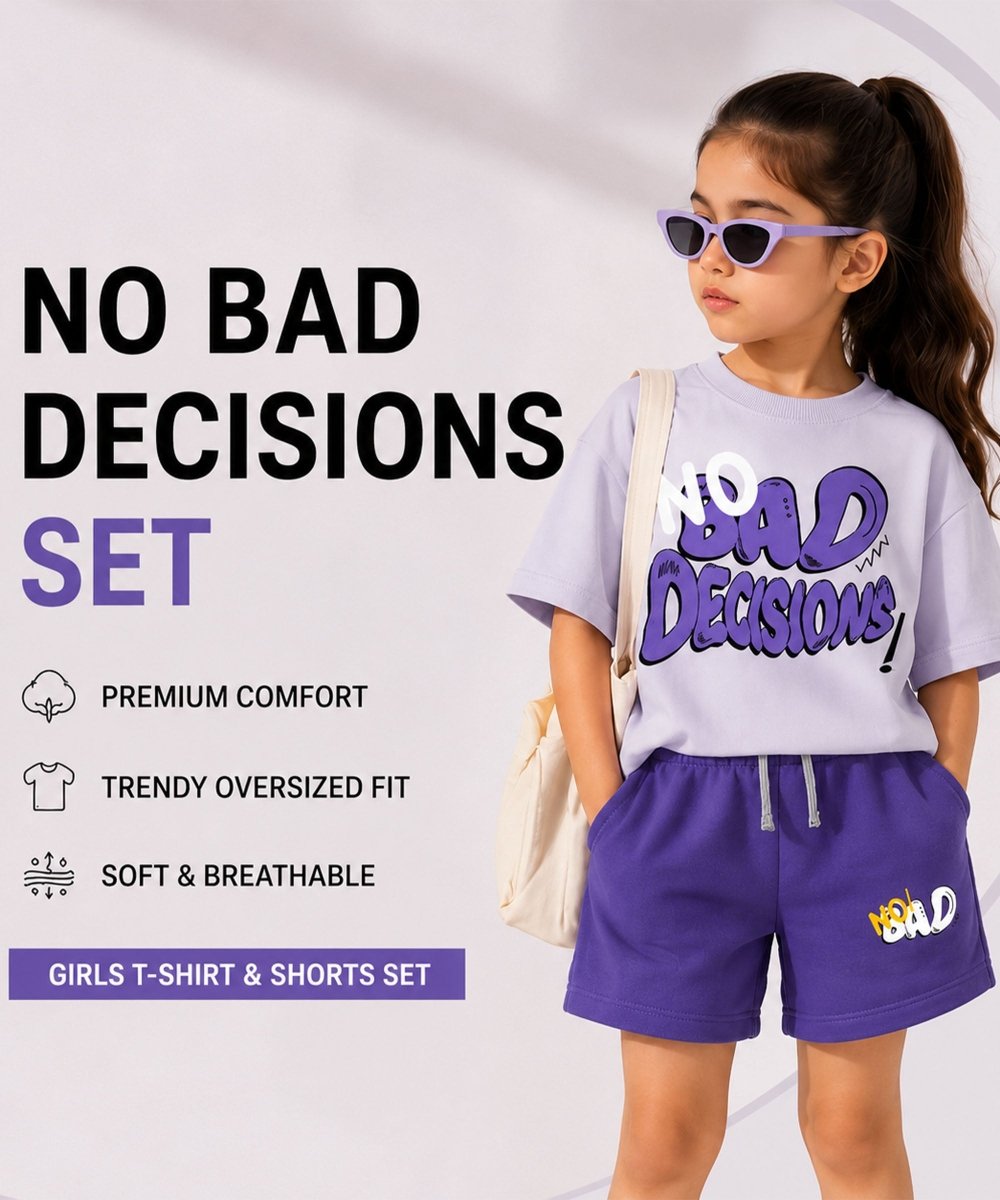 Purple Pop Co-ord Set | Girls - KYDA ONLINE STORE