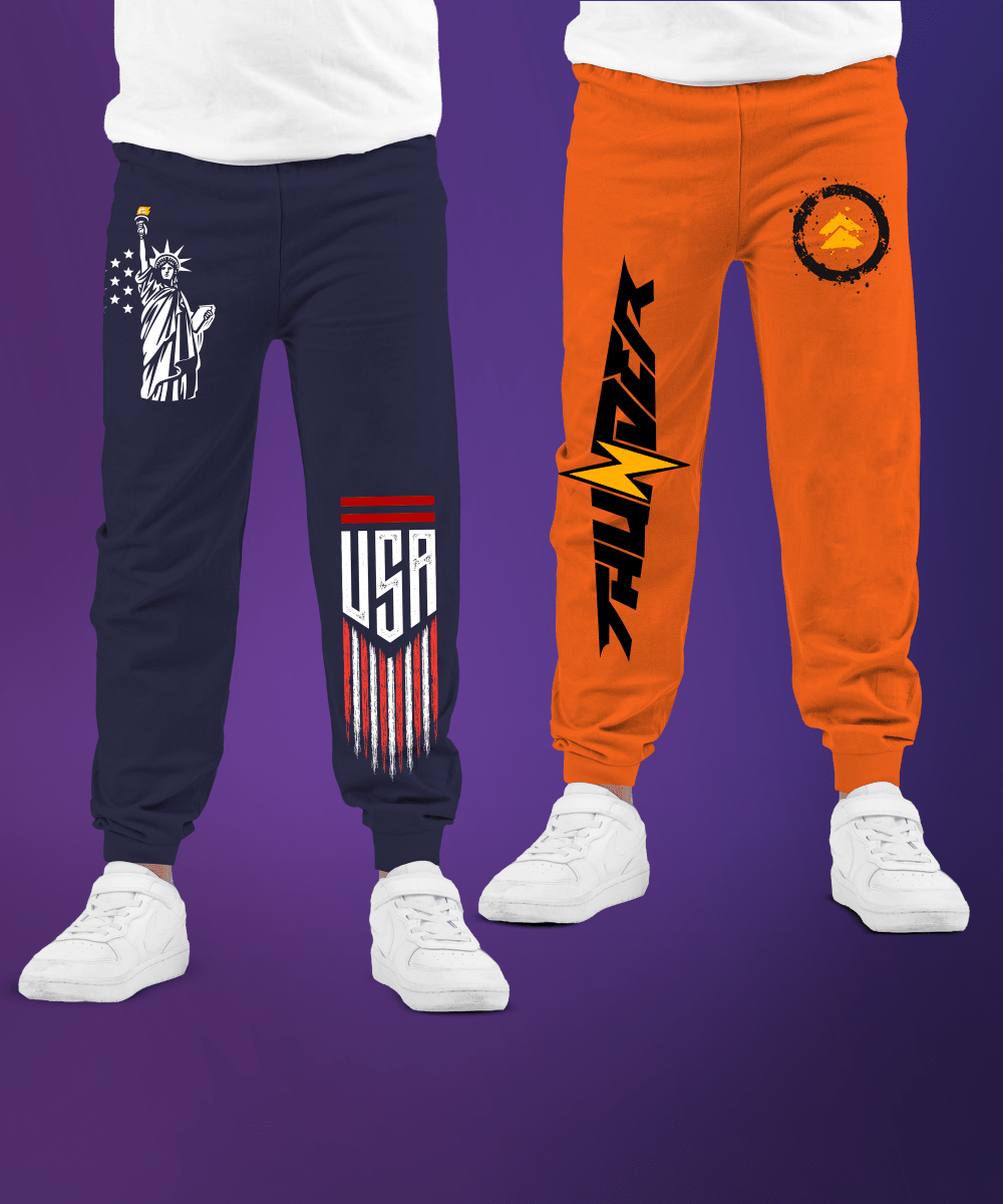 Boys Printed Track Pant - Pack of 2 - KYDA ONLINE STORE