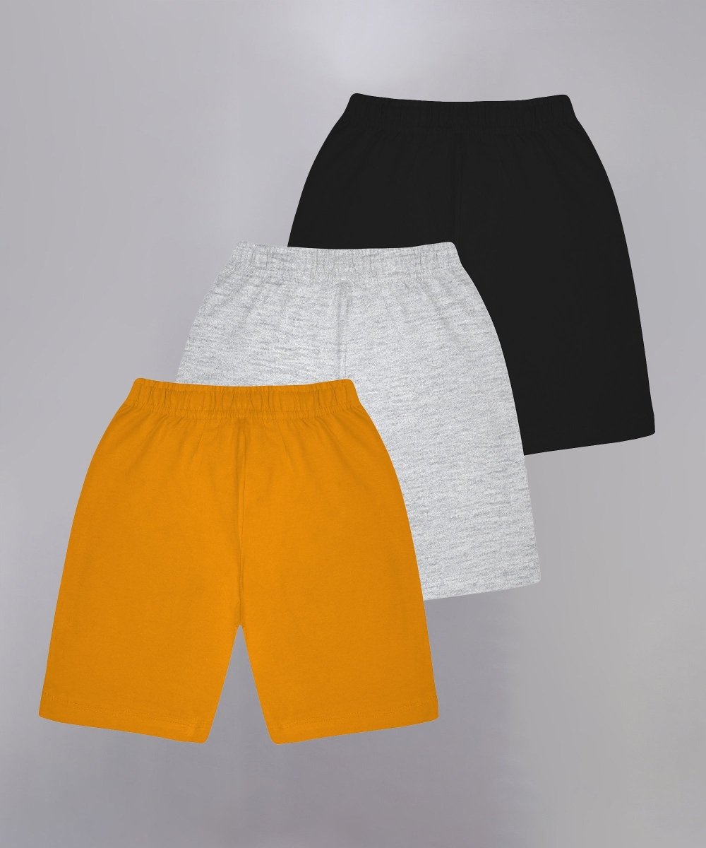 Girls Printed Shorts With Bow - Pack of 3 - KYDA ONLINE STORE