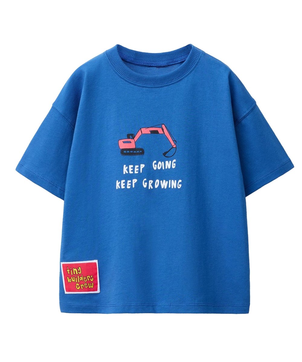 Boys Oversized Printed T-Shirt & Shorts Set - KYDA ONLINE STORE