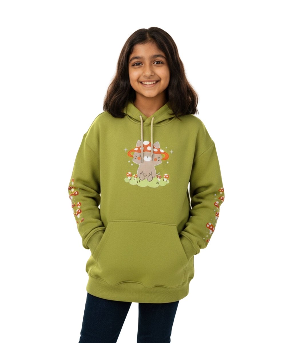 Girls Premium Printed Hoodie - KYDA ONLINE STORE