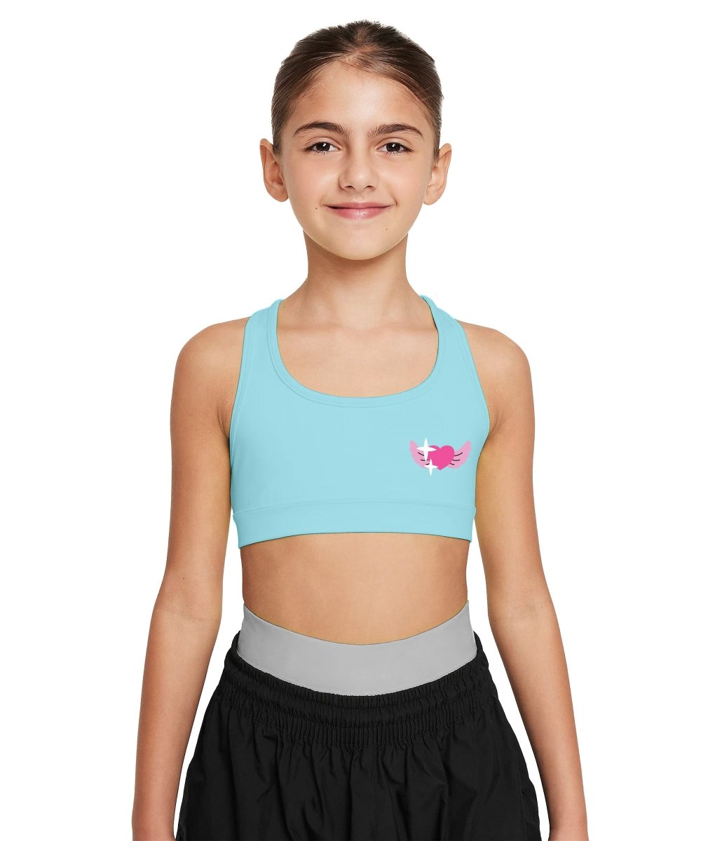 Girls Printed Sports Bra for Pre-Teens | Racerback | Pack of 1 - KYDA ONLINE STORE