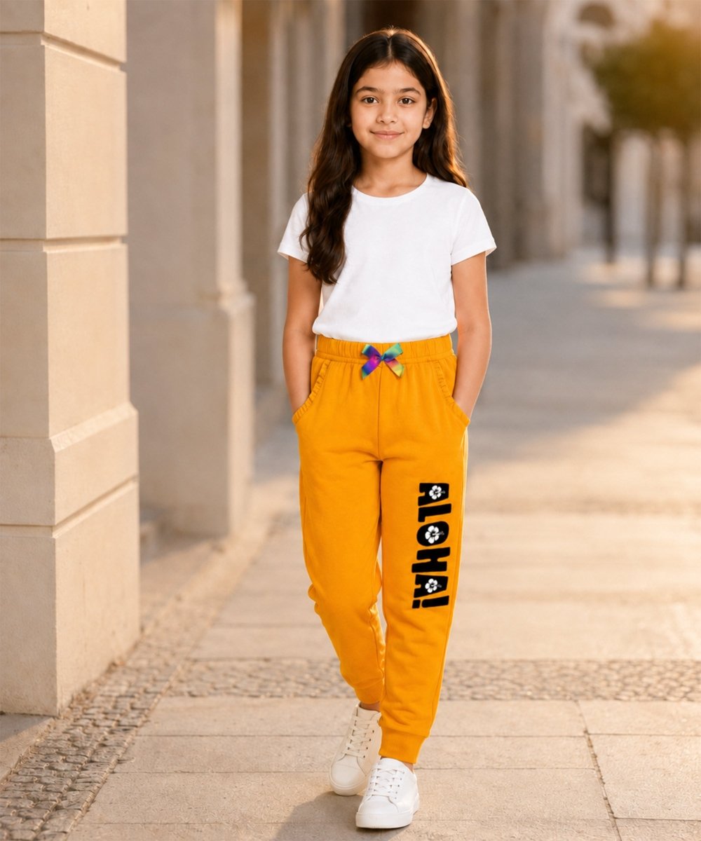 Girls Frill Pocket Joggers – Pack of 2 - KYDA ONLINE STORE