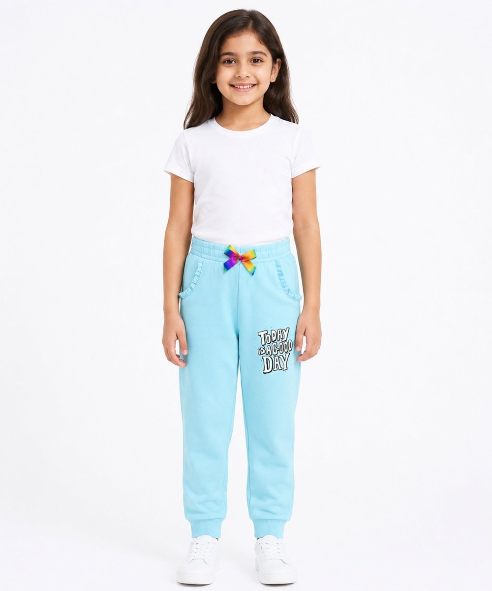 Girls Frill Pocket Joggers – Pack of 2 - KYDA ONLINE STORE