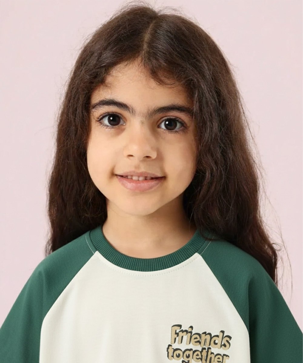 Girls Friends Print Oversized Co-ord Set - KYDA ONLINE STORE