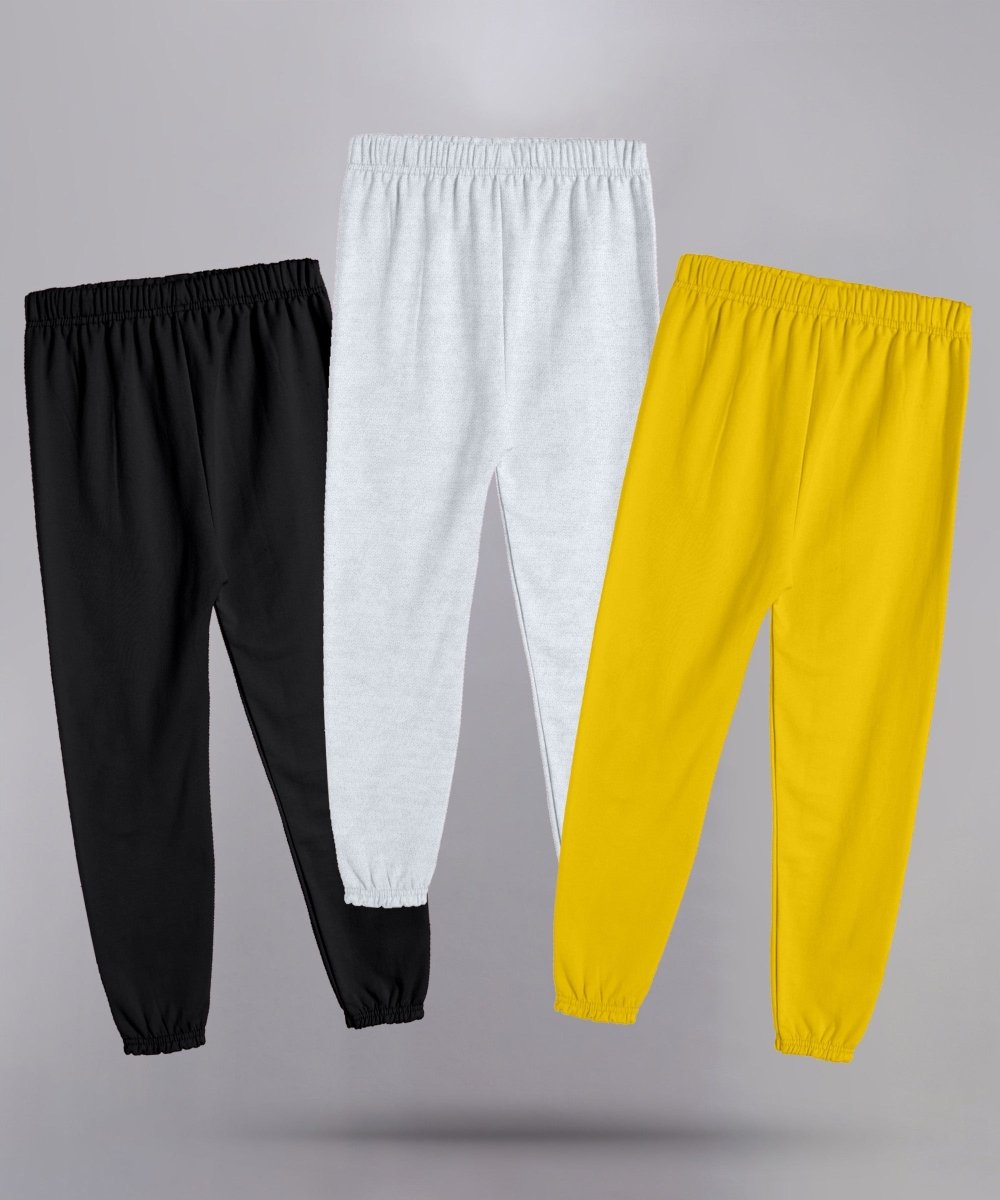 Girls Printed Joggers with Bow – Pack of 3 - KYDA ONLINE STORE