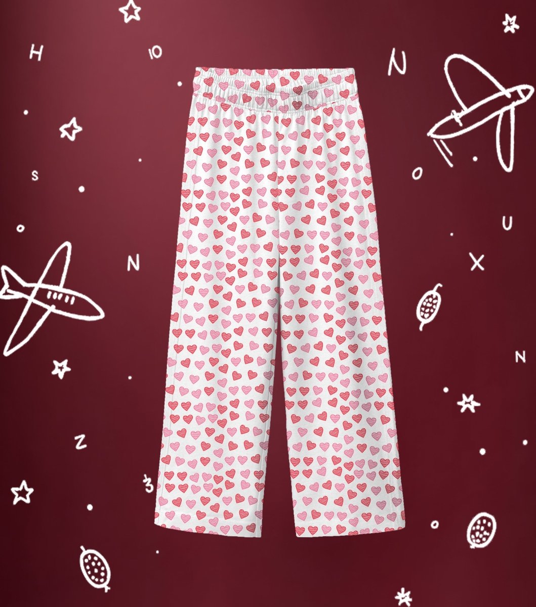 Girls Printed Cotton T-Shirt & Pajama Set - KYDA ONLINE STORE