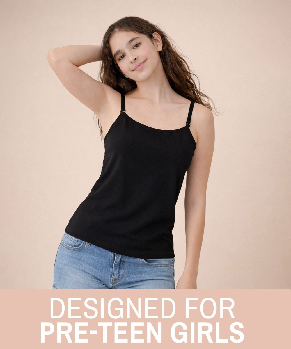 Girls Begginer Padded Camisole | Pack of 2 - KYDA ONLINE STORE