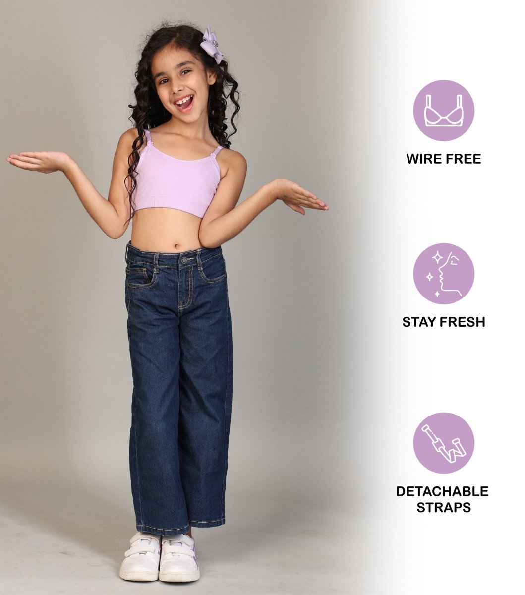 Girls Pre-Teen Beginner Bra | Pack of 2 - KYDA ONLINE STORE