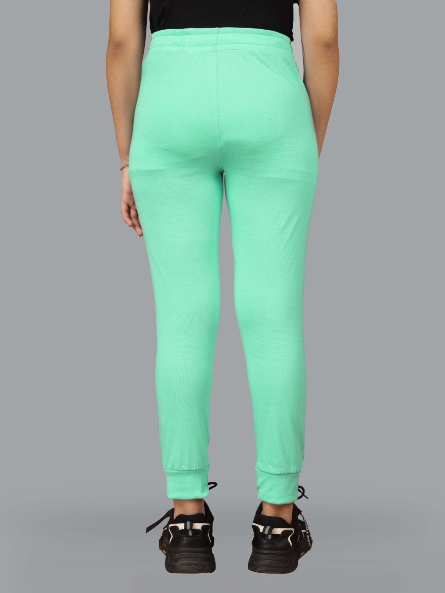 Girls Printed Track Pants with Pocket & Bow | Pack of 3 - KYDA ONLINE STORE