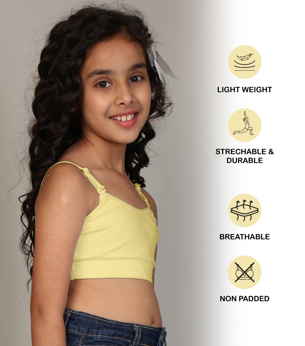 Girls Pre-Teen Beginner Bra | Pack of 4 - KYDA ONLINE STORE