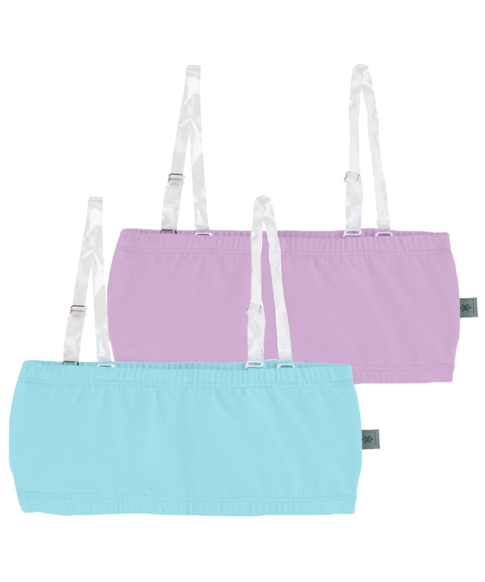 Girls Antibacterial Cotton Non Padded, Chest Double Layered Wireless Sports Training Bra -Pack of 2 - KYDA ONLINE STORE