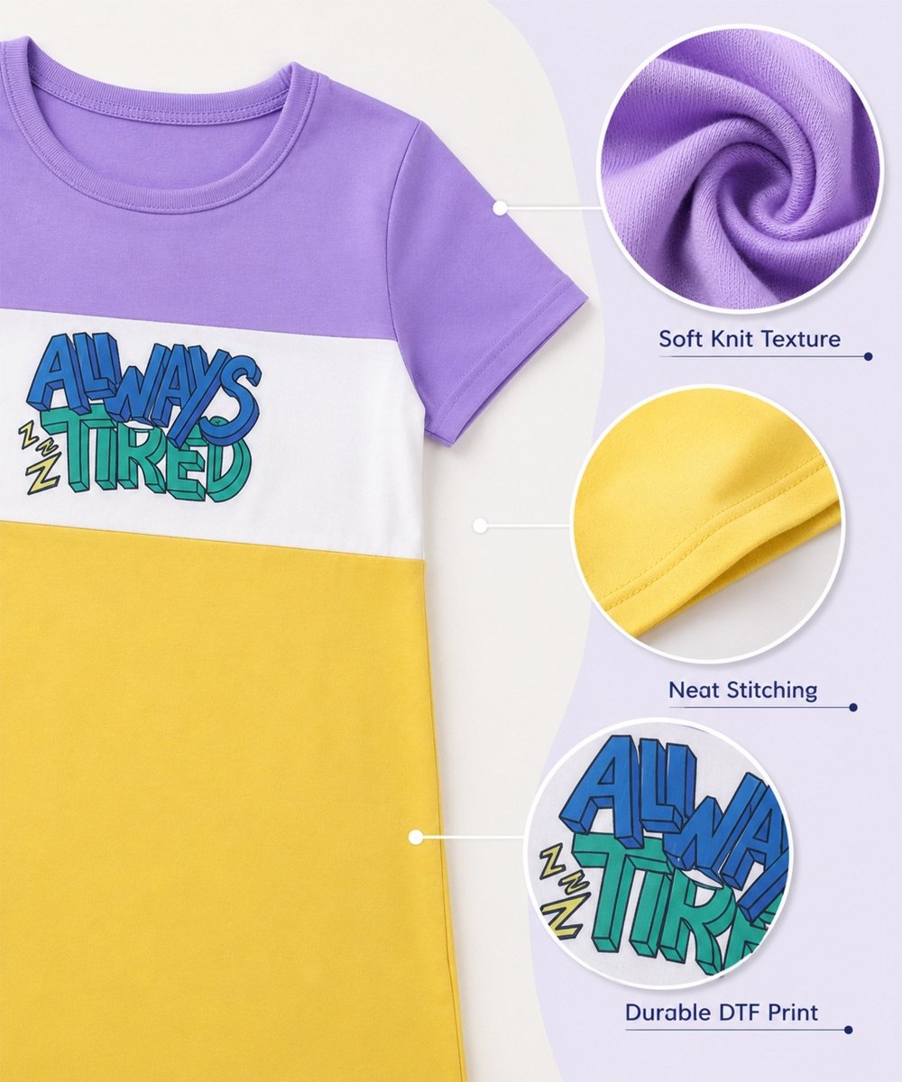 Long Top| Colour Block Theme - KYDA ONLINE STORE