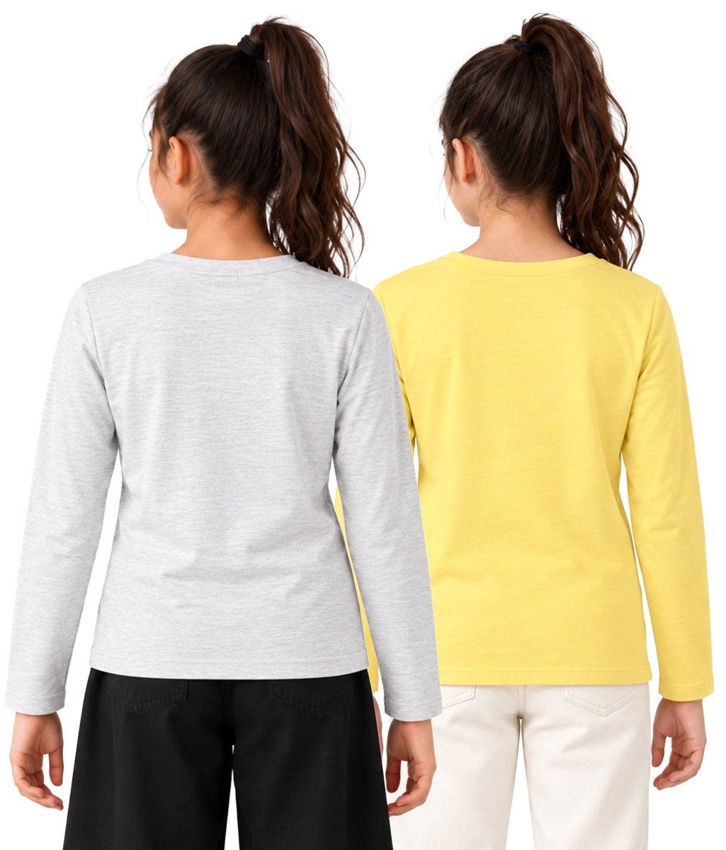 Girls Premium Cotton Full Sleeve Printed T-Shirt | P2 - KYDA ONLINE STORE