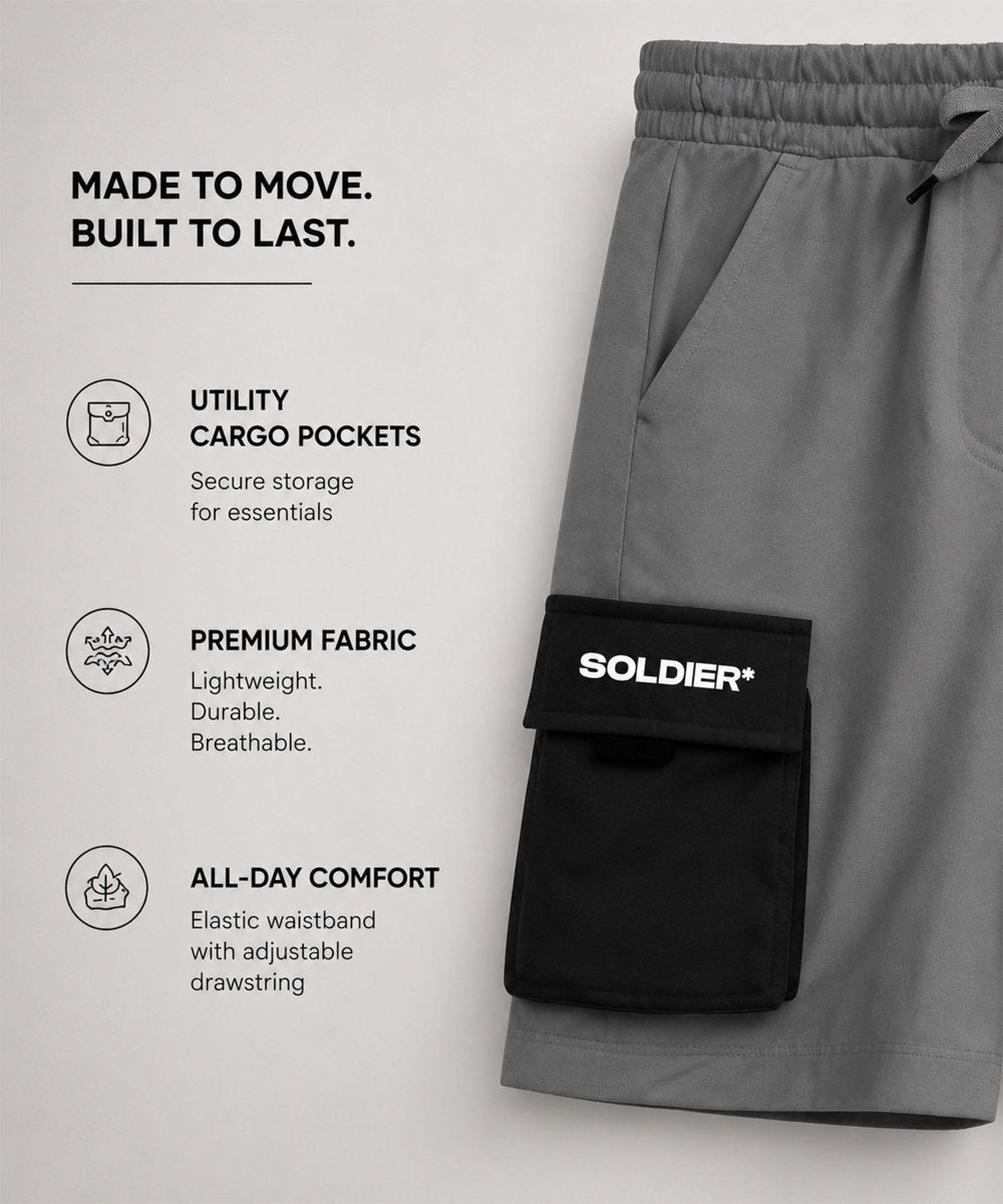 Street Rush Cargo Shorts - KYDA ONLINE STORE