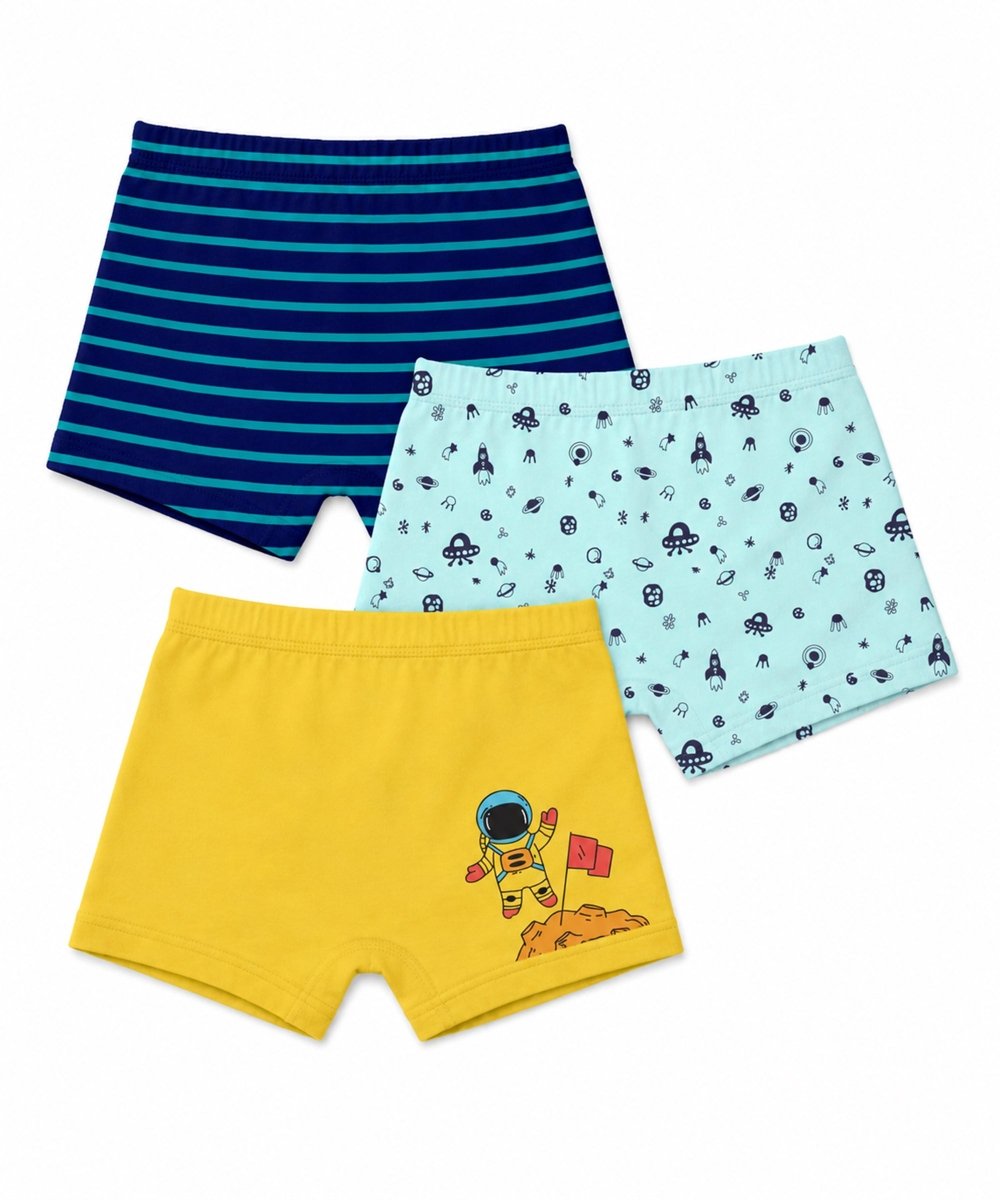 Girls Cotton Printed Trunks | Pack of 3 - KYDA ONLINE STORE