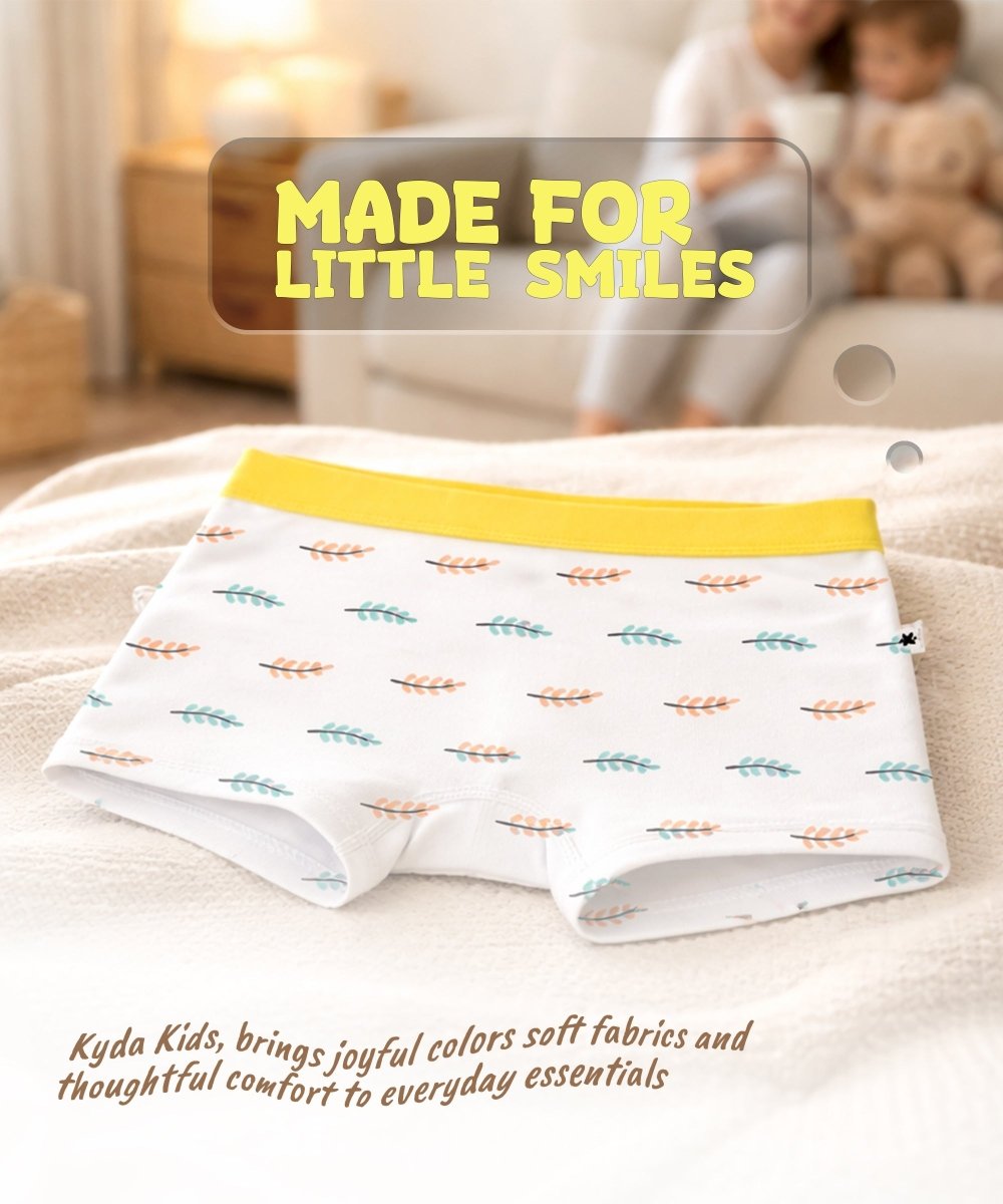 Girls Soft Lycra Cotton Trunks | Pack of 3 - KYDA ONLINE STORE