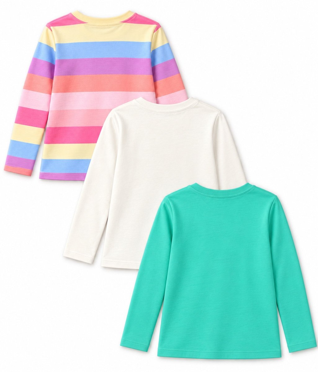 Girls Premium Cotton Full Sleeve Printed T-Shirt | P3 - KYDA ONLINE STORE