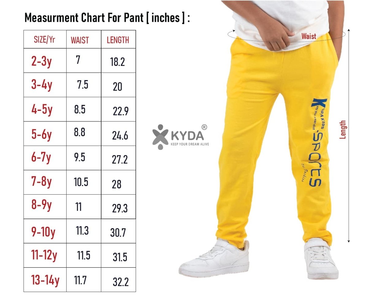 Boys Printed Track Pants – Pack of 3 - KYDA ONLINE STORE