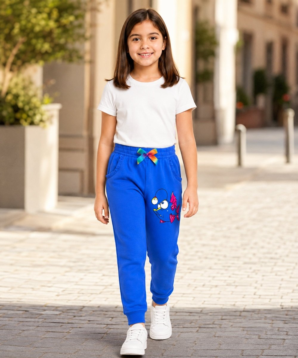 Girls Frill Pocket Joggers – Pack of 2 - KYDA ONLINE STORE