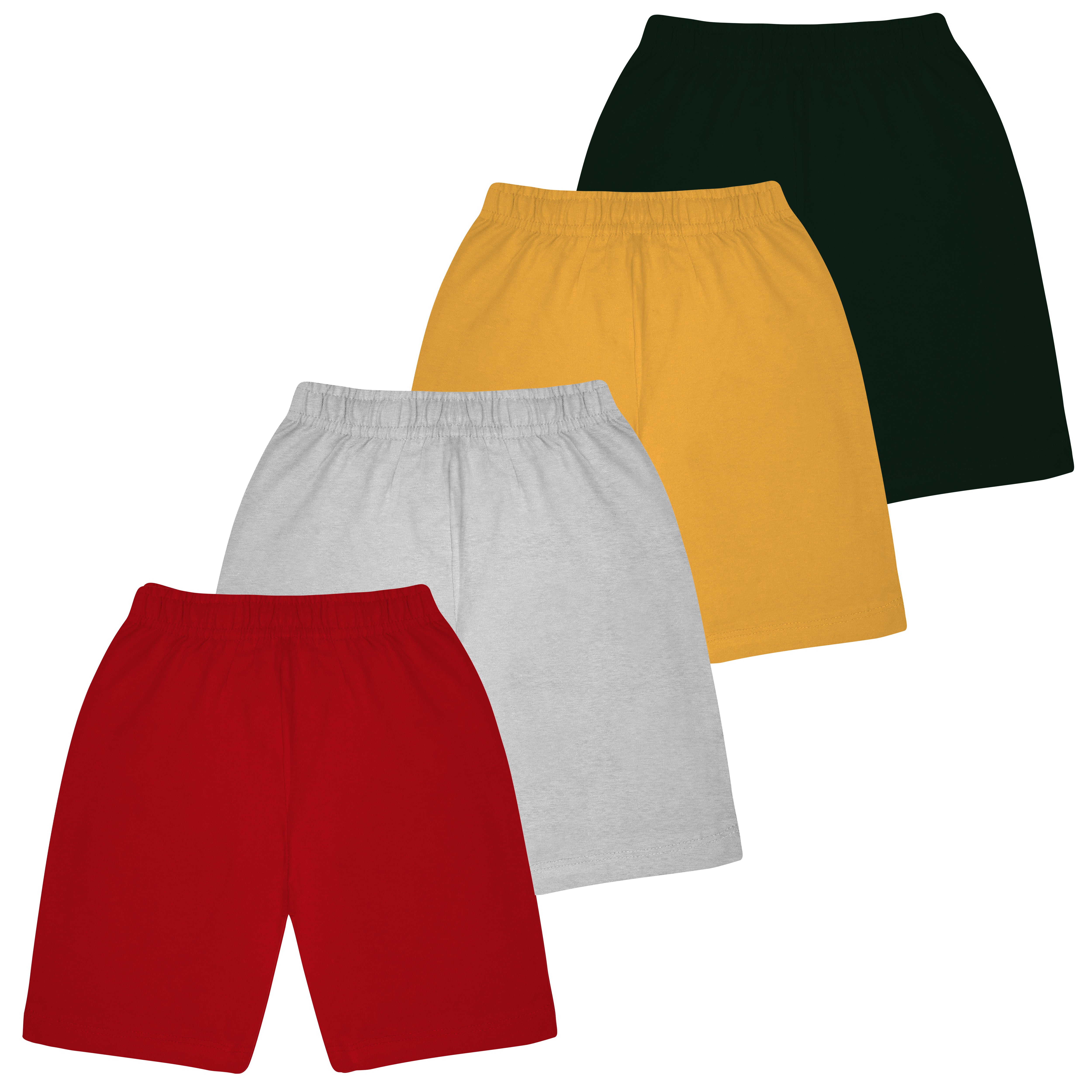 Boys Cotton Printed Shorts V3 (Pack of 4)