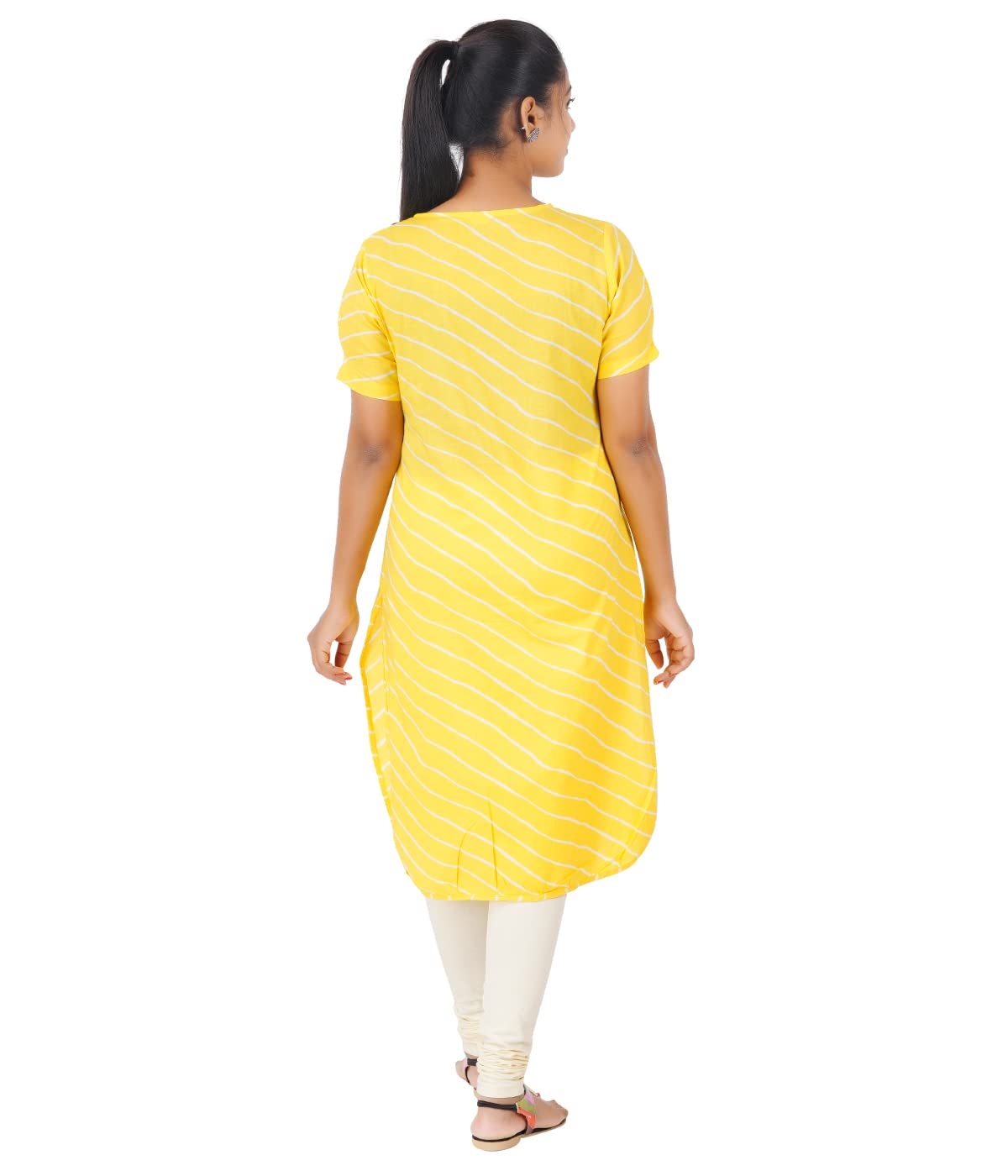 Printed Kurtis | Yellow