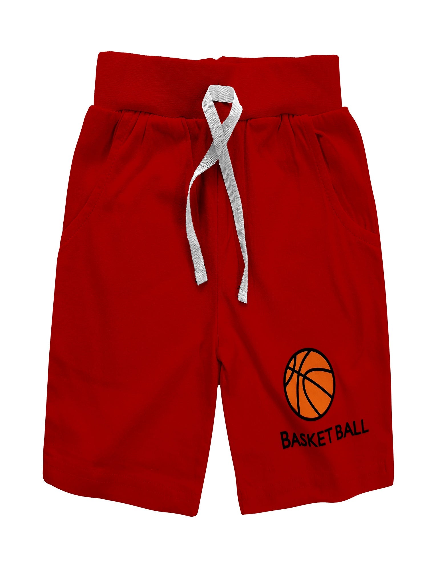 Kids Unisex Cotton Printed Shorts V1 (Pack of 3)