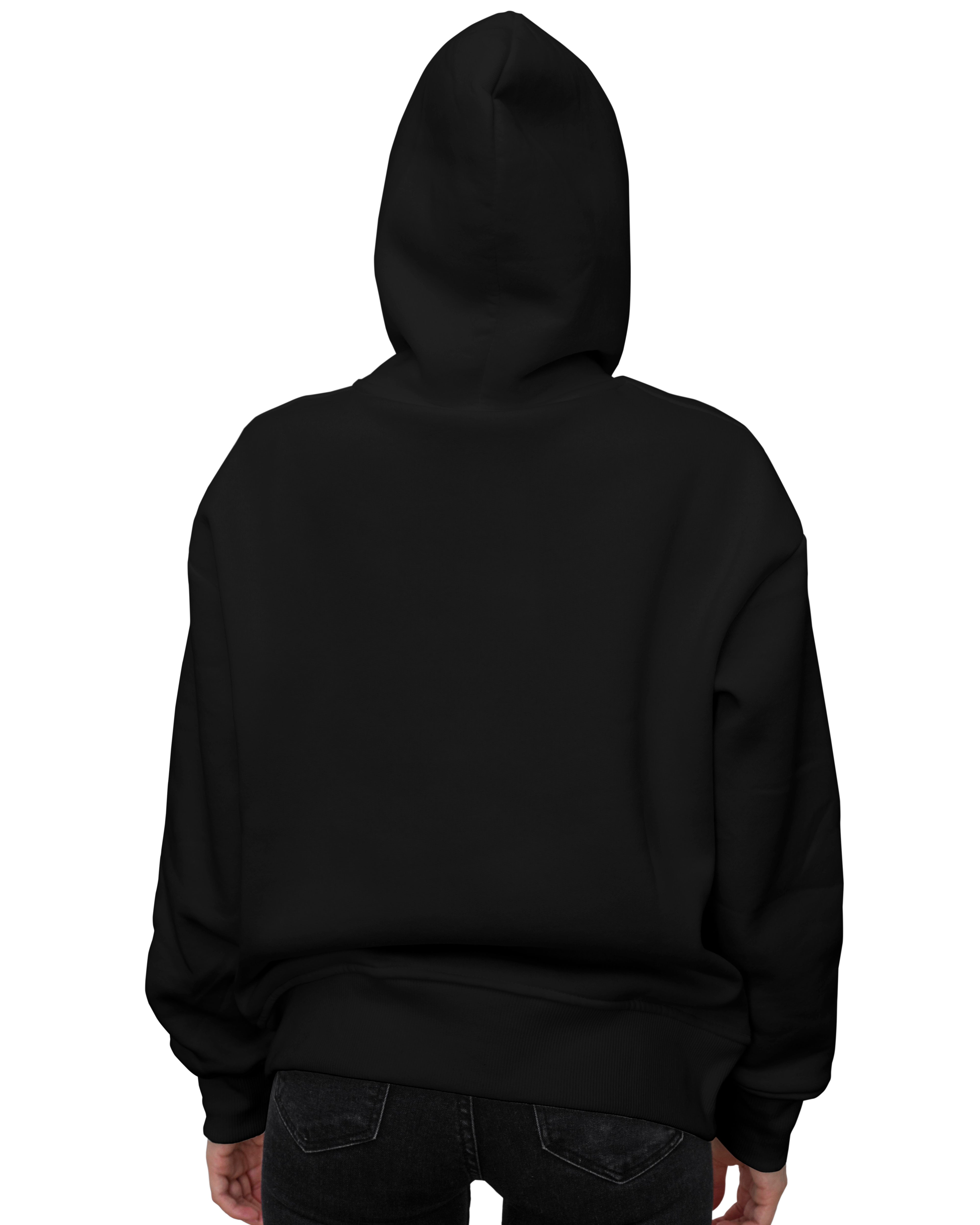 Womens Cotton Hoodies - Black