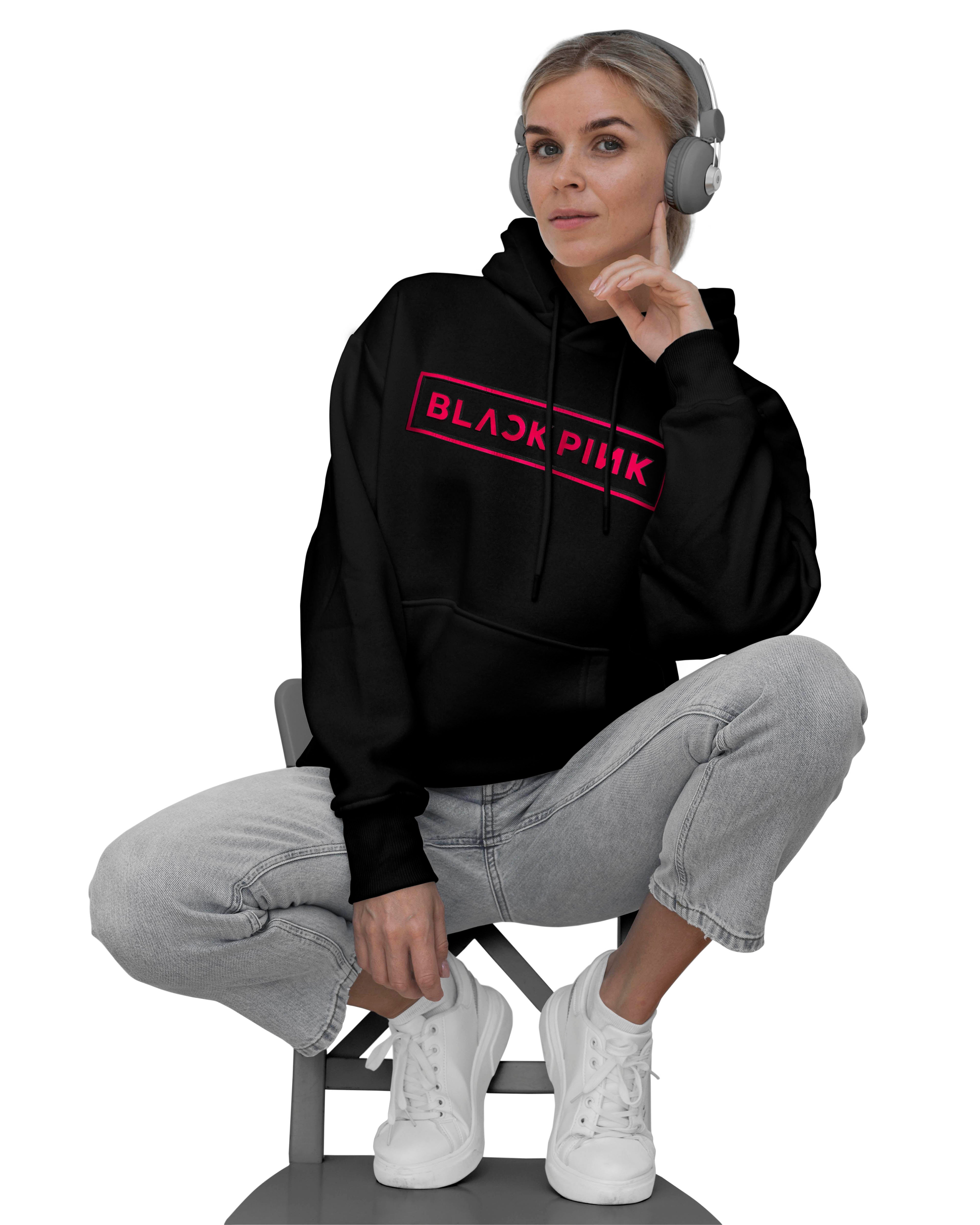 Womens Cotton Hoodies - Black