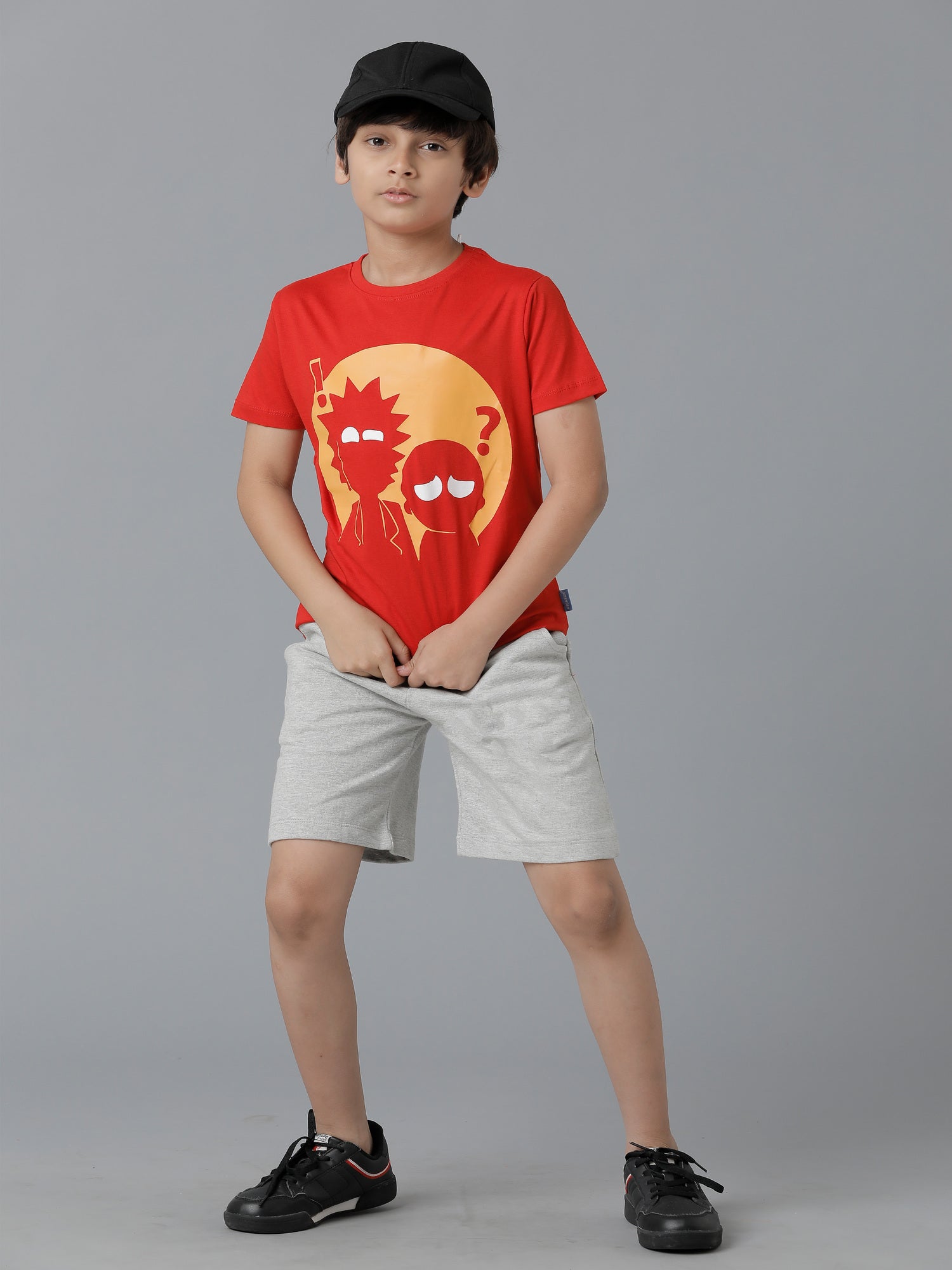 Boys Clothing Set T-shirt & Shorts - Orange