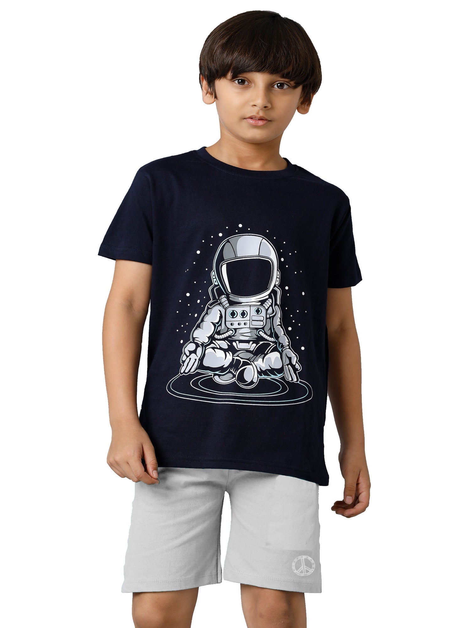 Boys Clothing Set T-shirt & Shorts - Navy 1