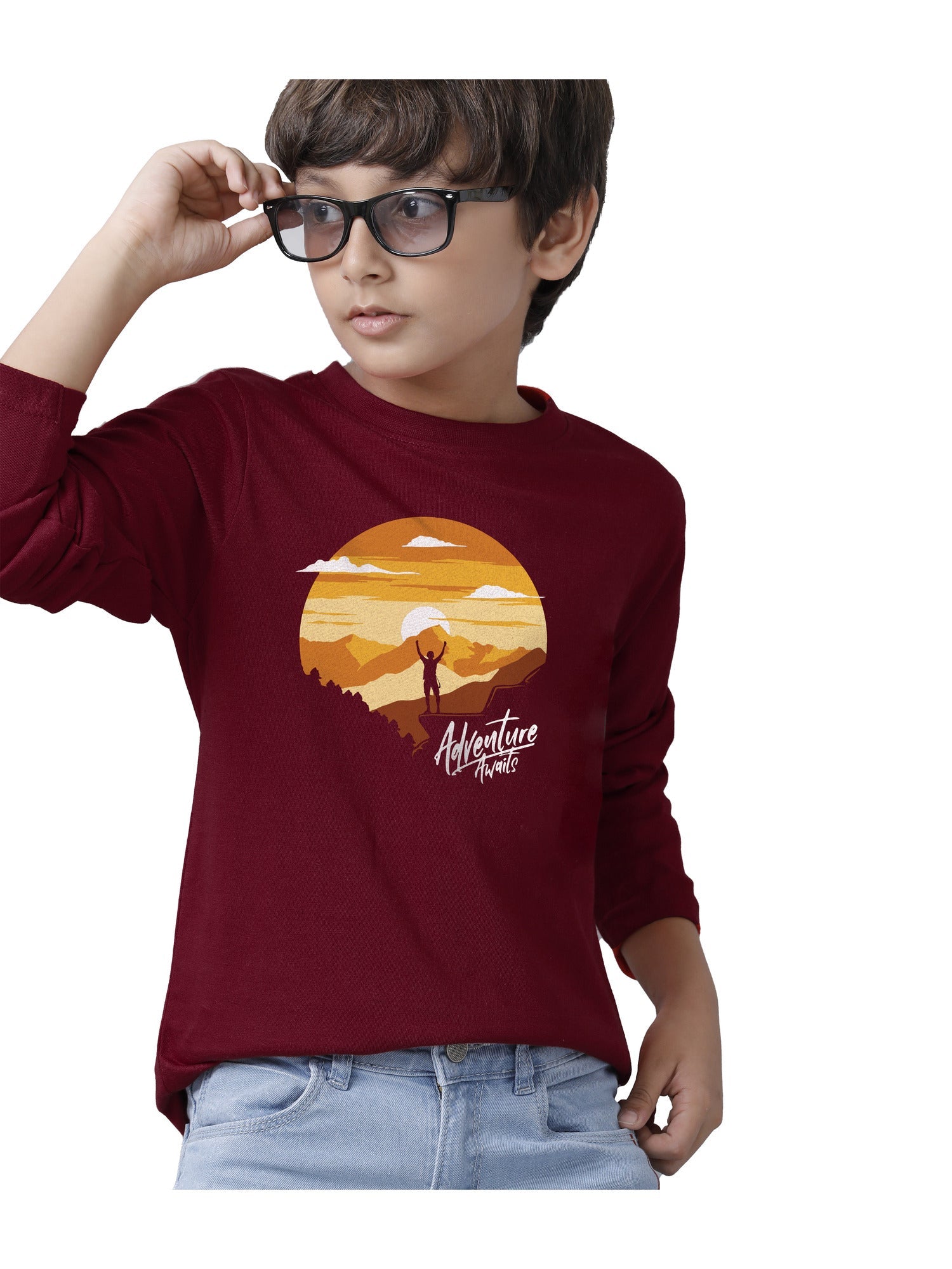 Boys Printed Full Sleeve T-shirt