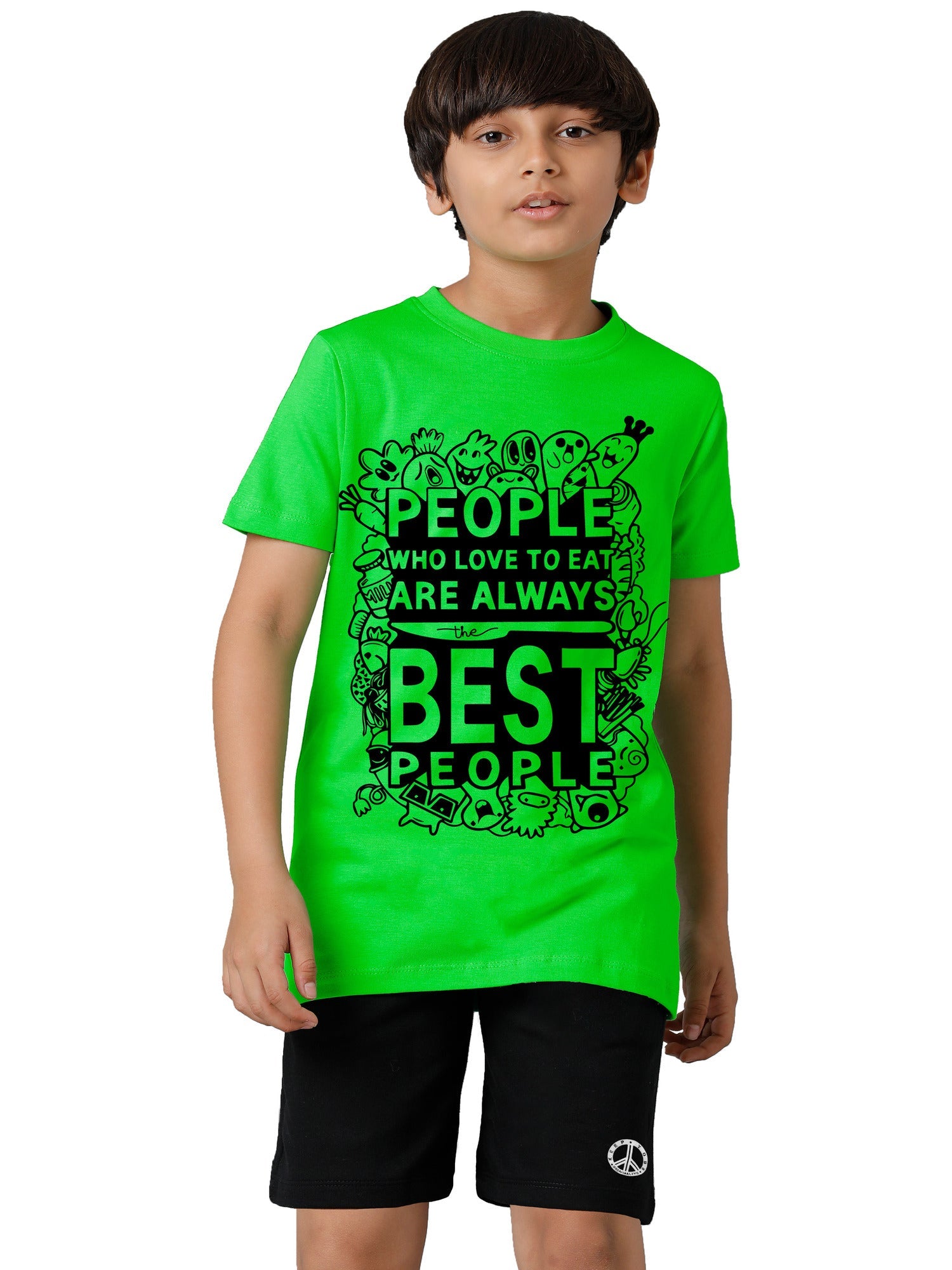 Boys Clothing Set T-shirt & Shorts - Dark Green
