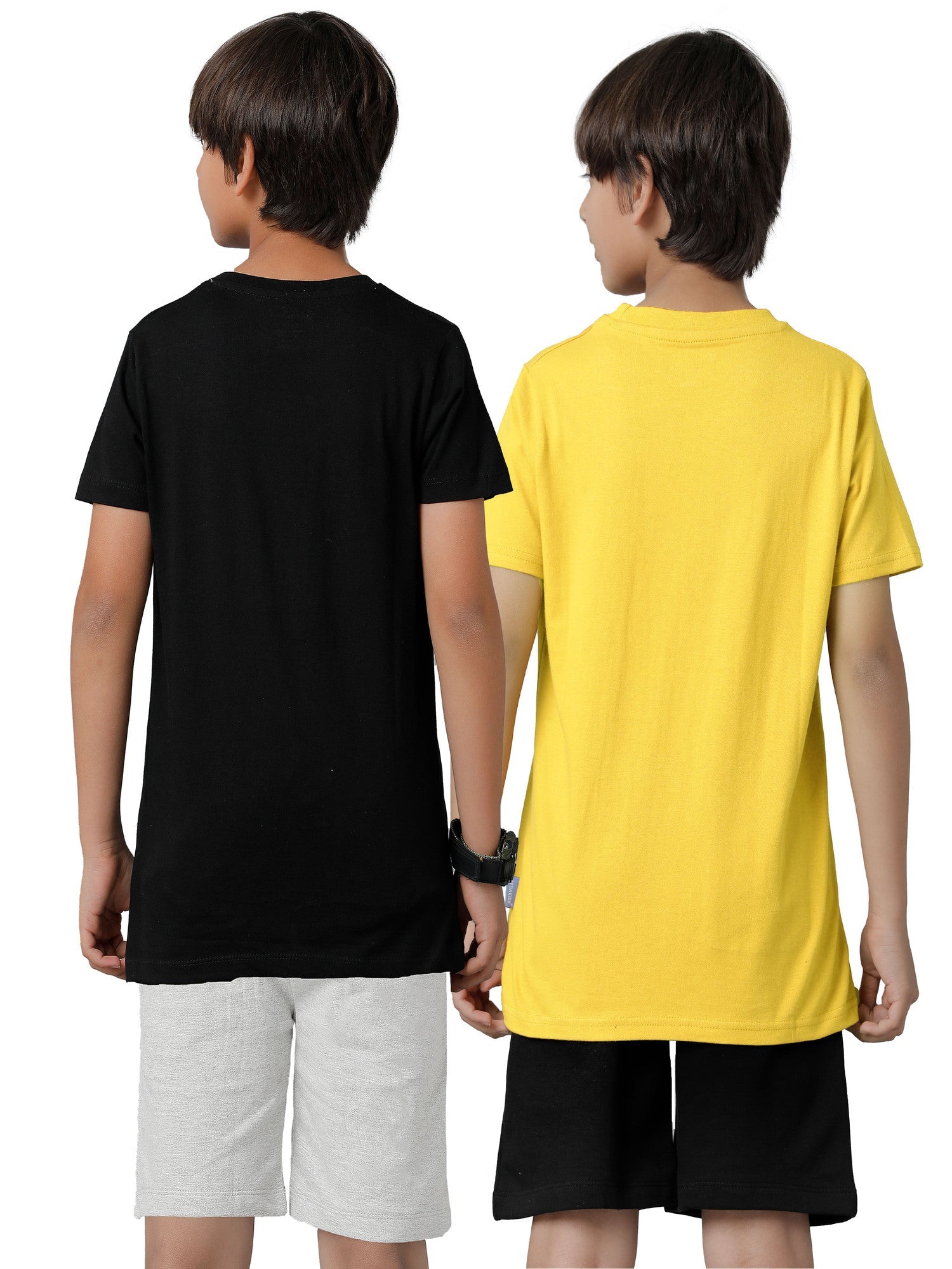 Boys Clothing Set T-shirt & Shorts - Multicolor1 (Pack of 2)