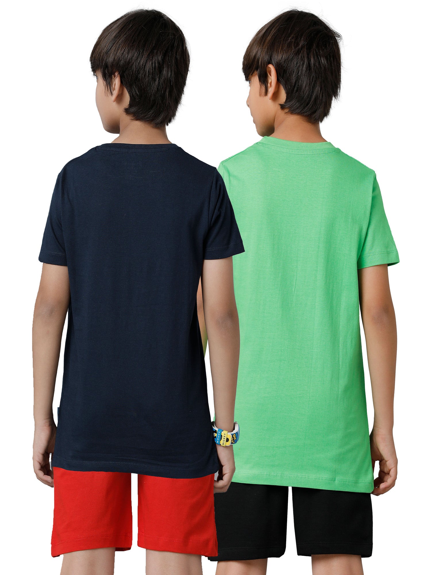 Boys Clothing Set T-shirt & Shorts - Multicolor2 (Pack of 2)