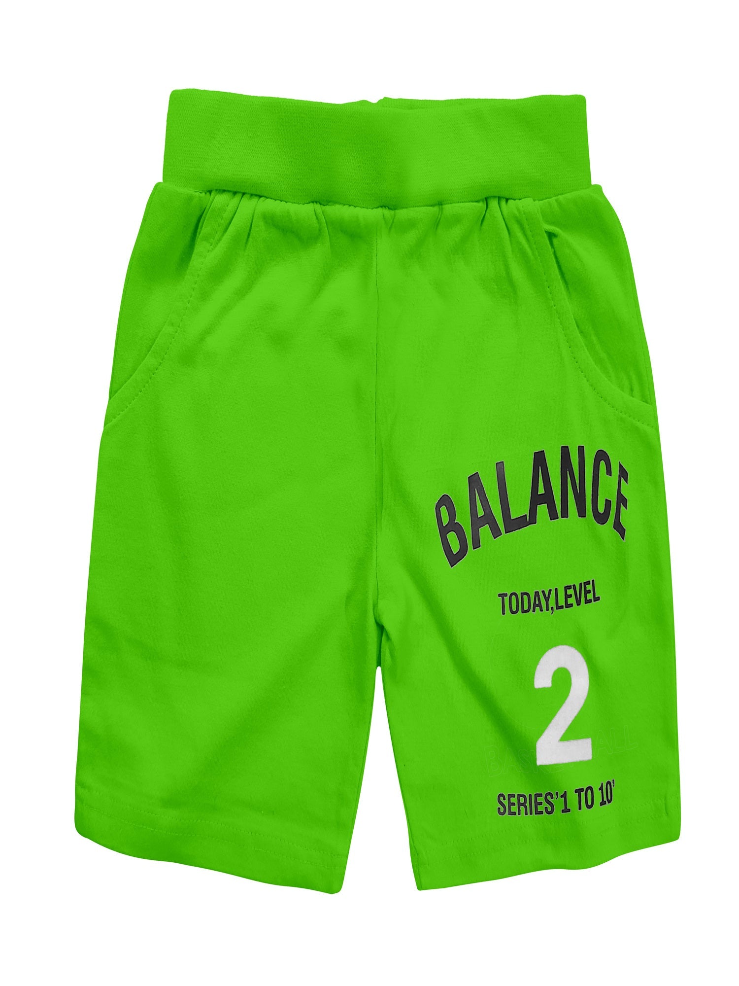 Kids Unisex Cotton Printed Shorts V3 (Pack of 3)