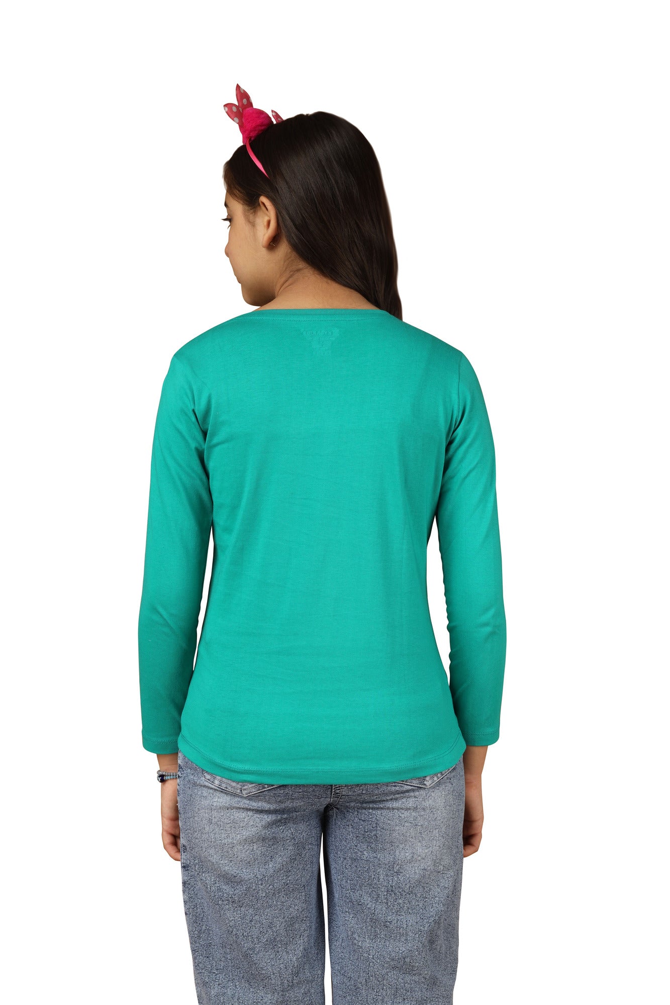 Girls Cotton Printed Full Sleeve T-Shirt - (Pack of 3)