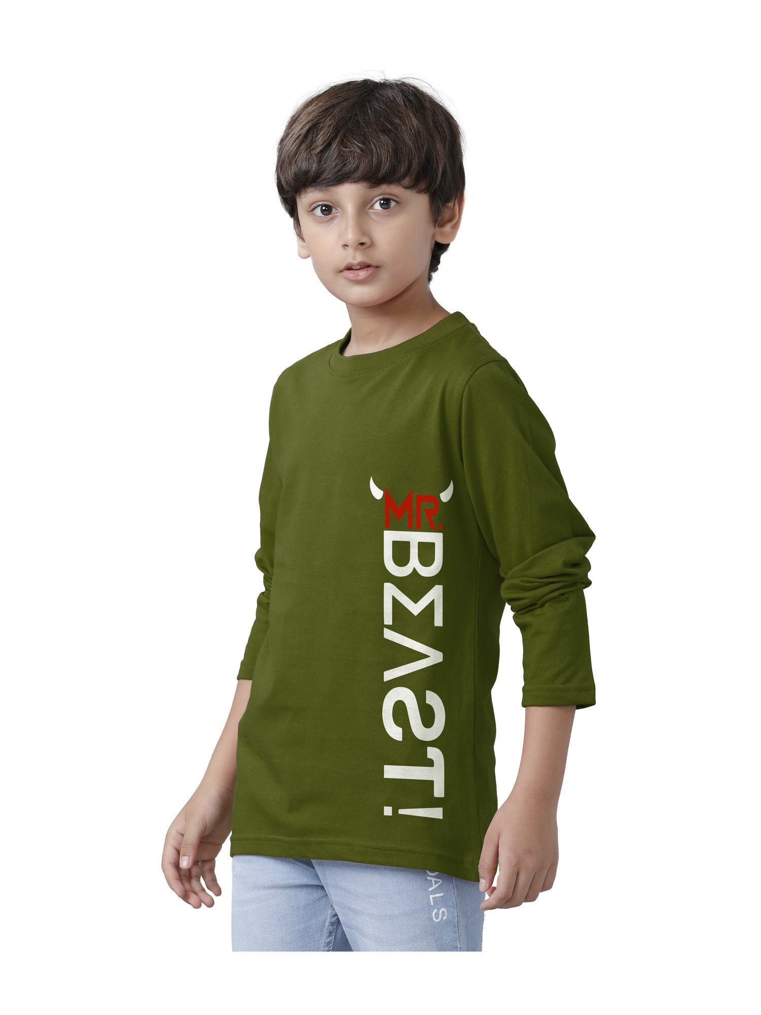 Boys Cotton Printed Full Sleeve T-Shirts Regular Fit (Pack of 3)