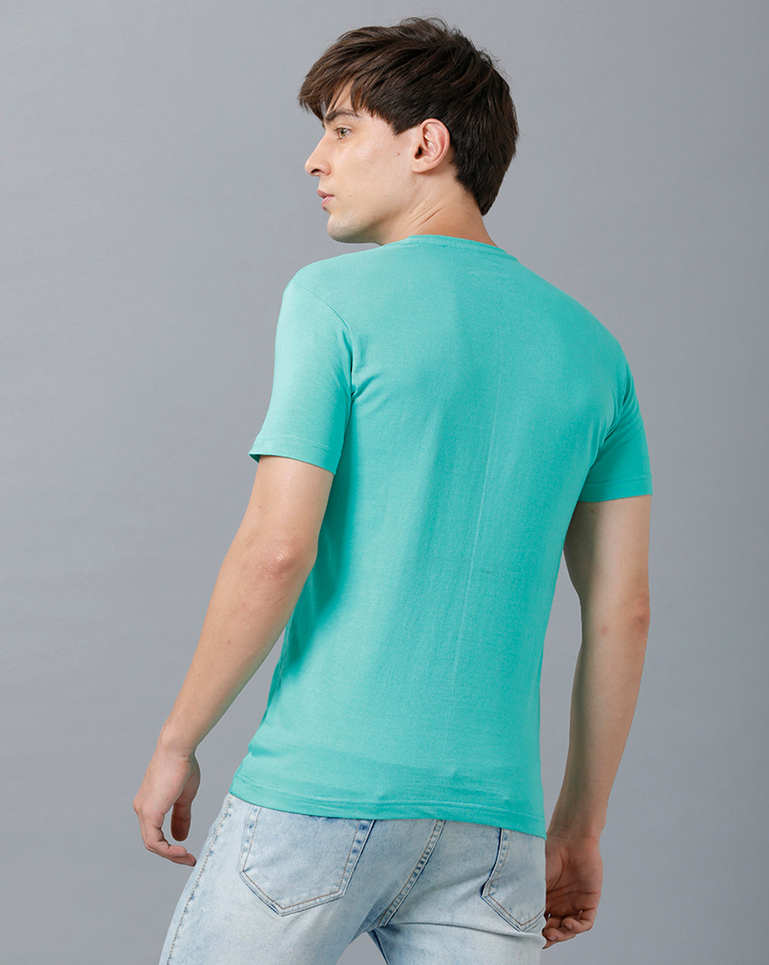 Mens Printed Multicolor Green3 T-Shirt