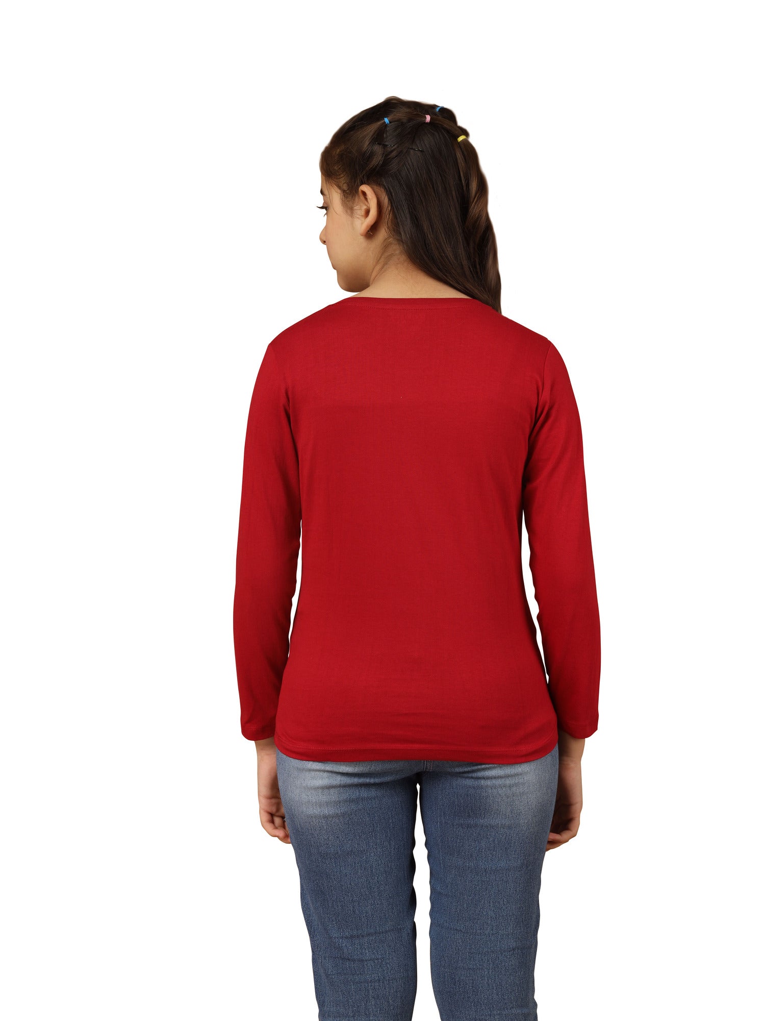 Girls Cotton Printed Full Sleeve T-Shirt - ? (Pack of 3)