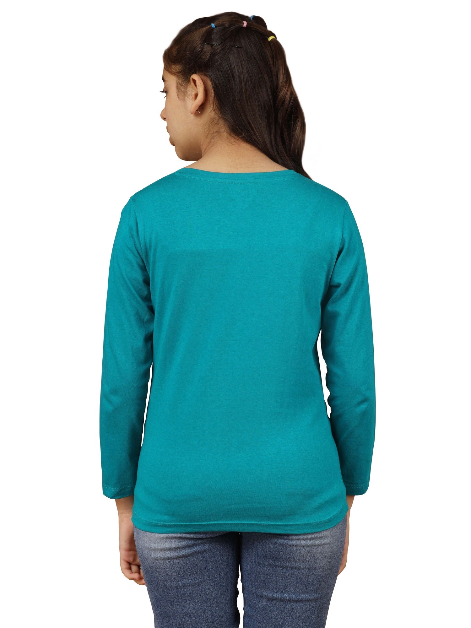 Girls Bio Washed Full Sleeve T-Shirt (Pack of 3)