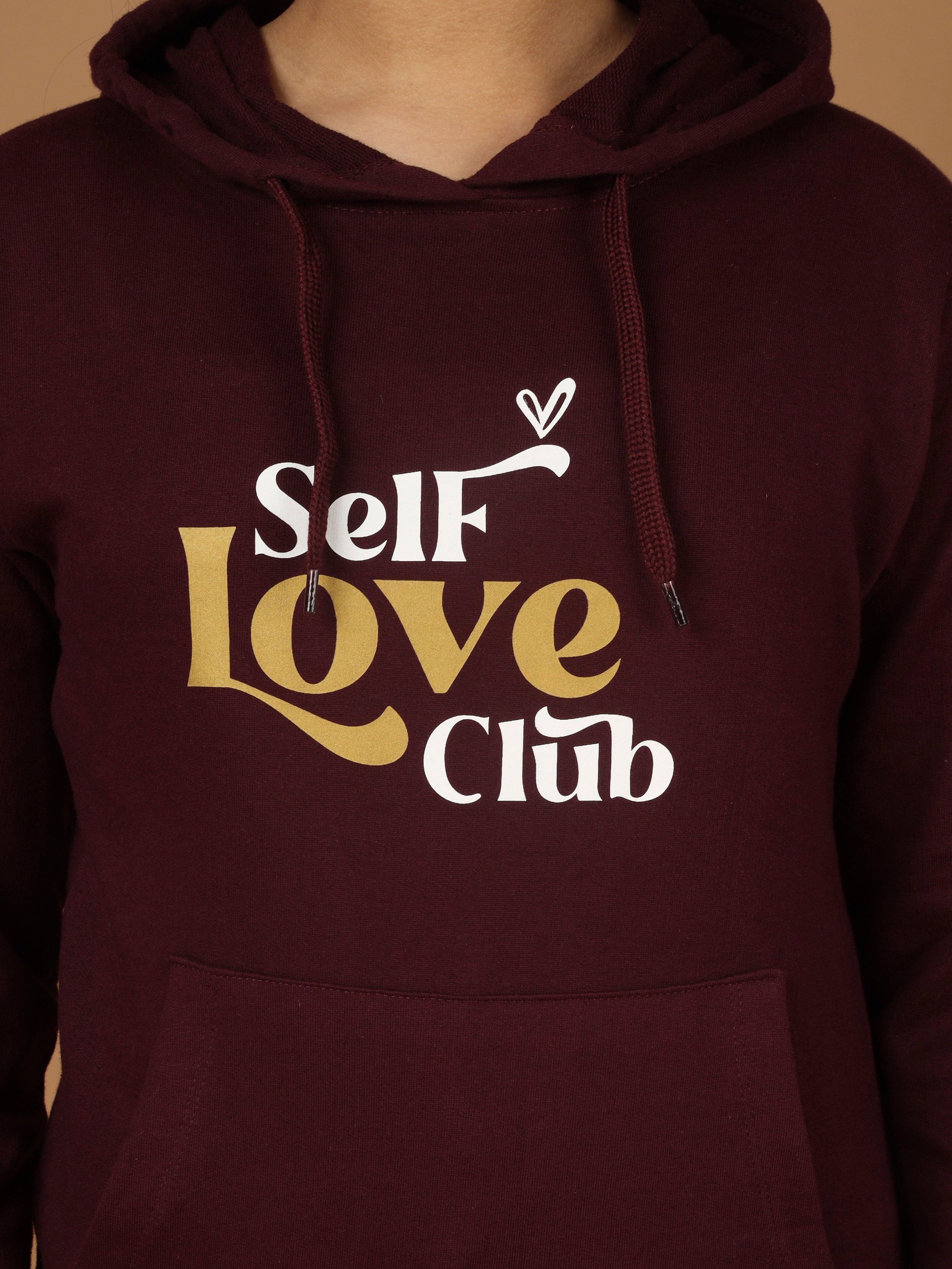 Girls Cotton Hooded Neck Hoodies - Brown