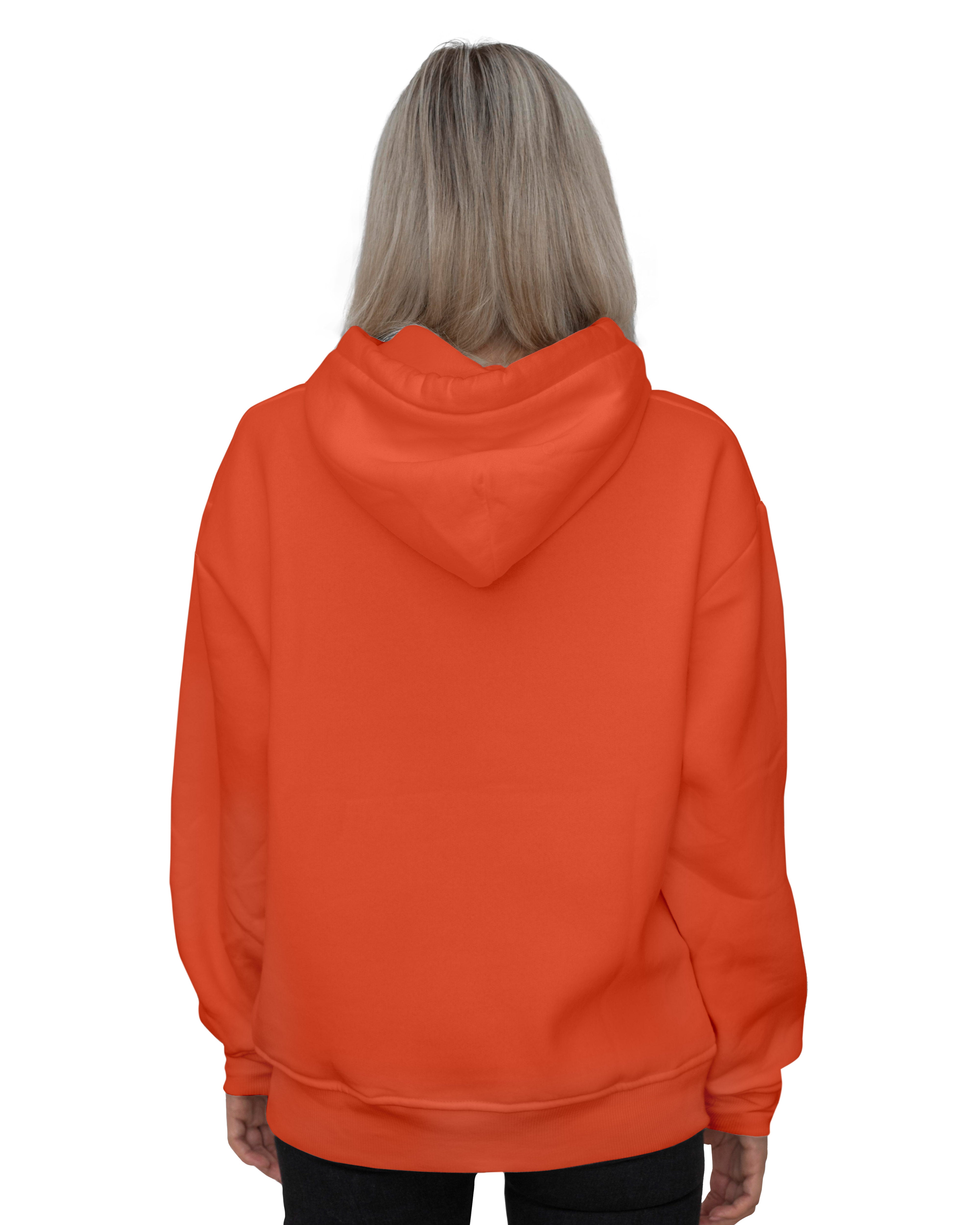 Wet & wild : Regular Fit Hoodie | Orange