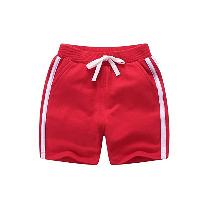 Kids Unisex Cotton Solid Shorts V2 (Pack of 3)